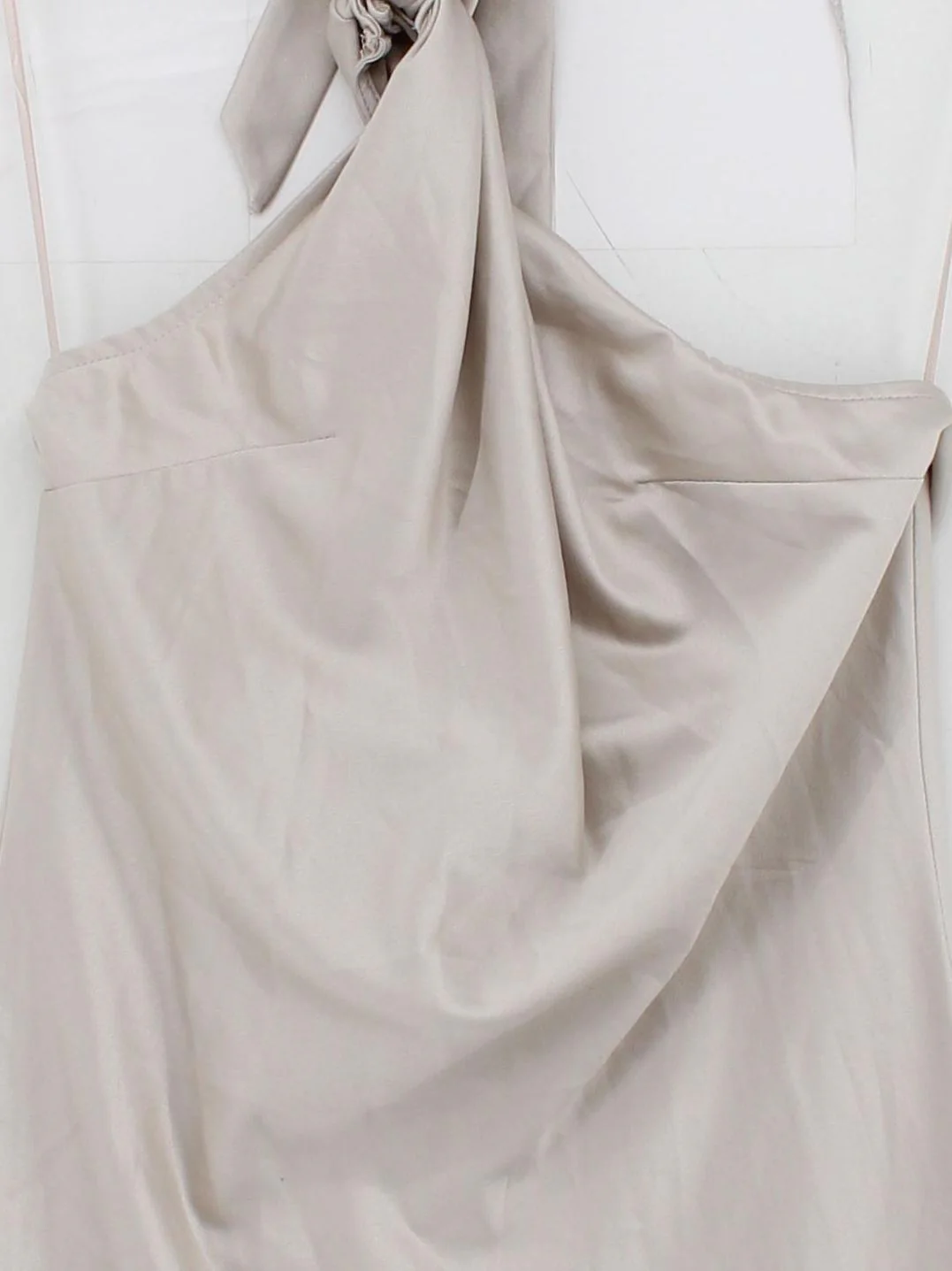 Topshop A-Line Mini Dress UK8 in Grey - Image 3
