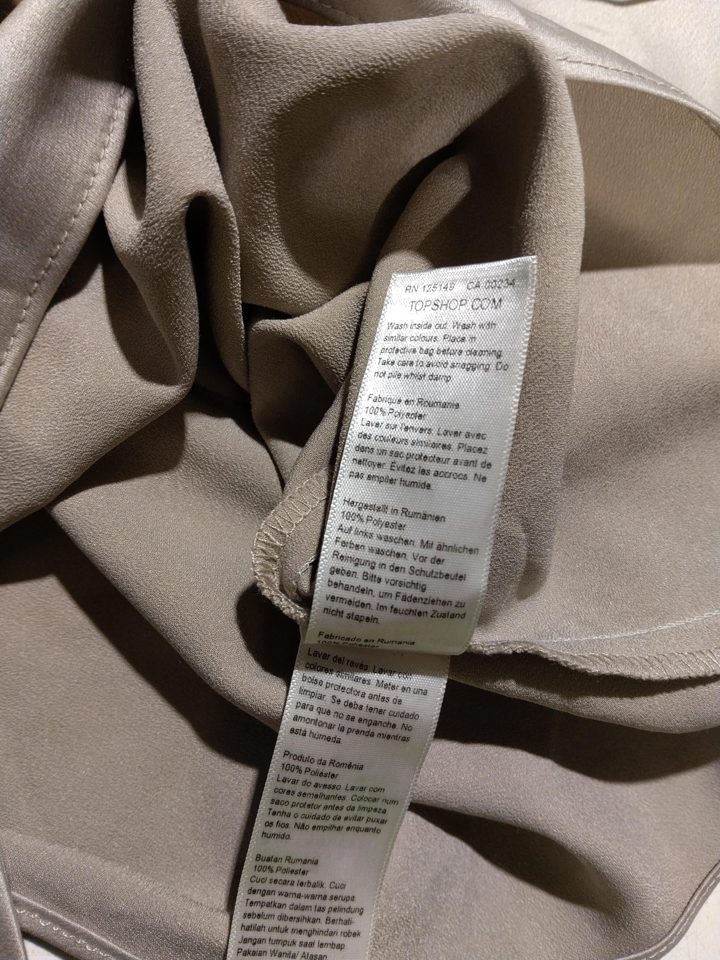 Topshop A-Line Mini Dress UK8 in Grey - Image 6