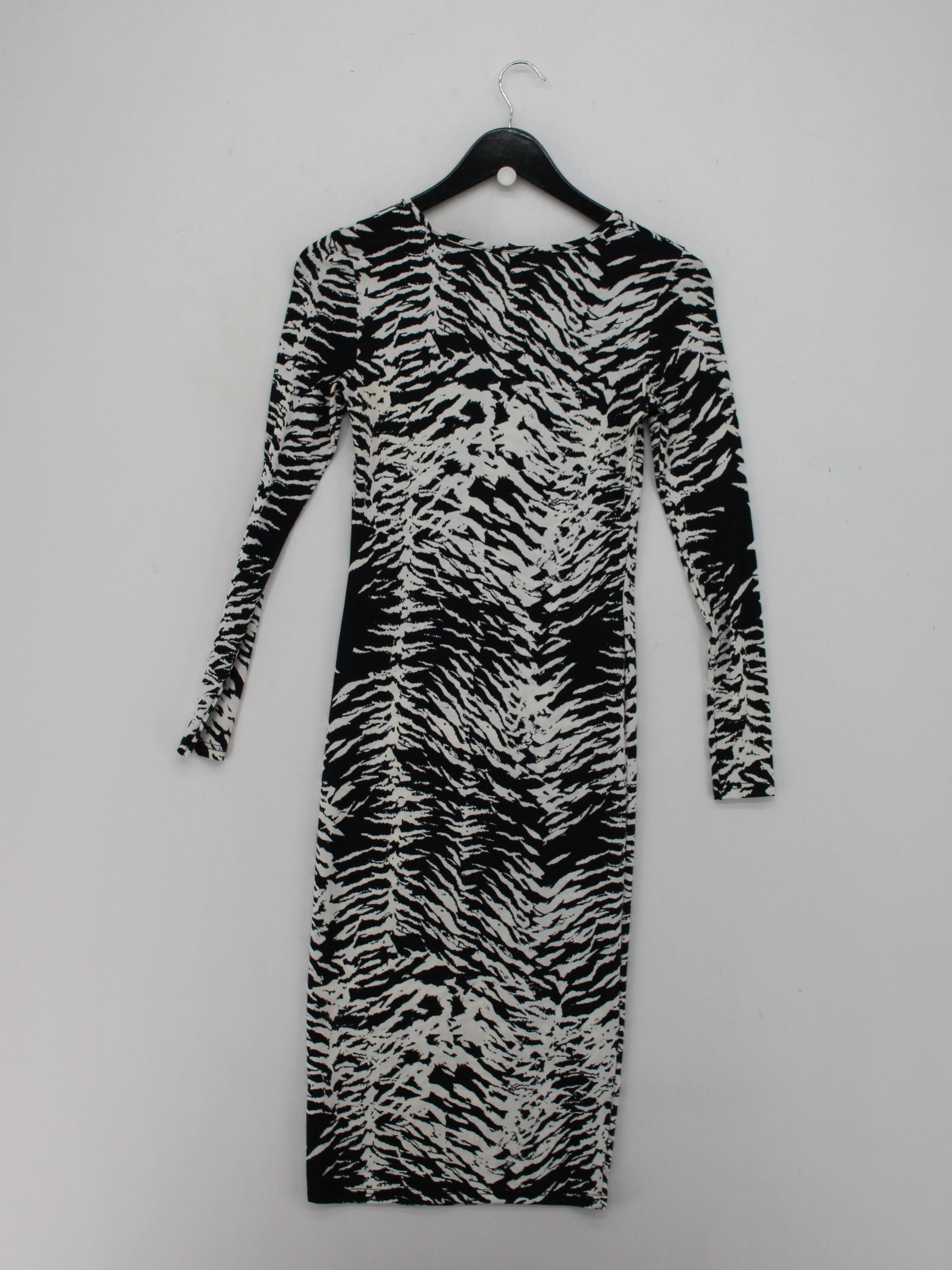 Topshop Bodycon Midi Dress in Multi - Image 2