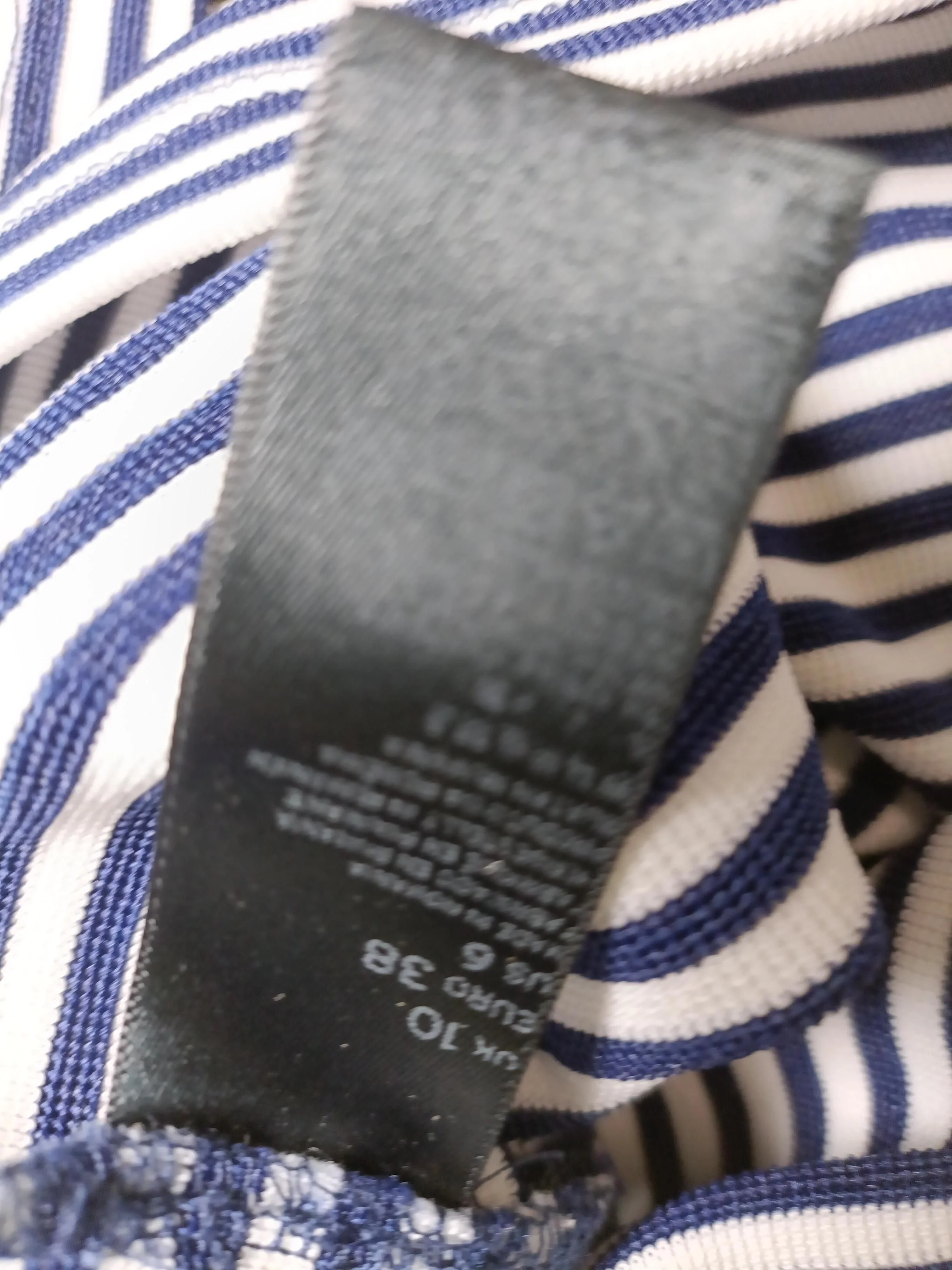 Topshop Bodycon Midi Dress UK10 in Blue - Image 6