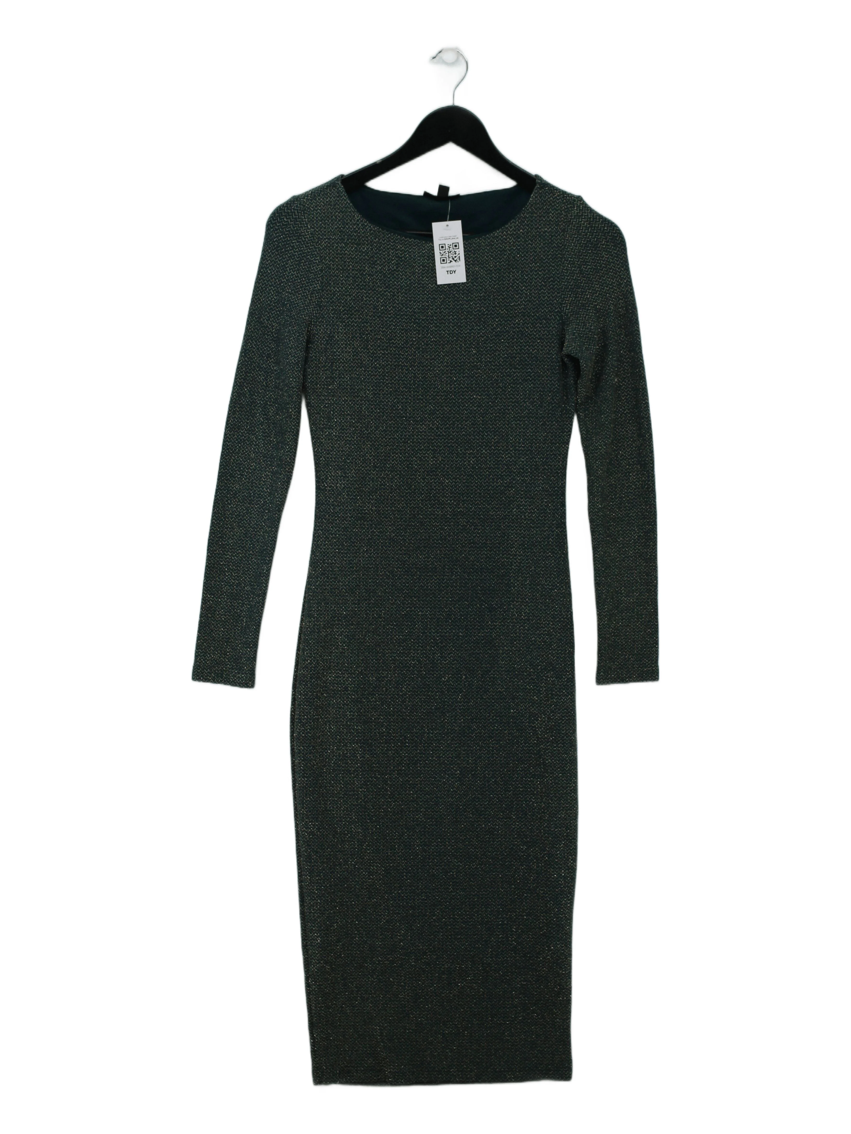 Topshop Bodycon Midi Dress UK10 in Green