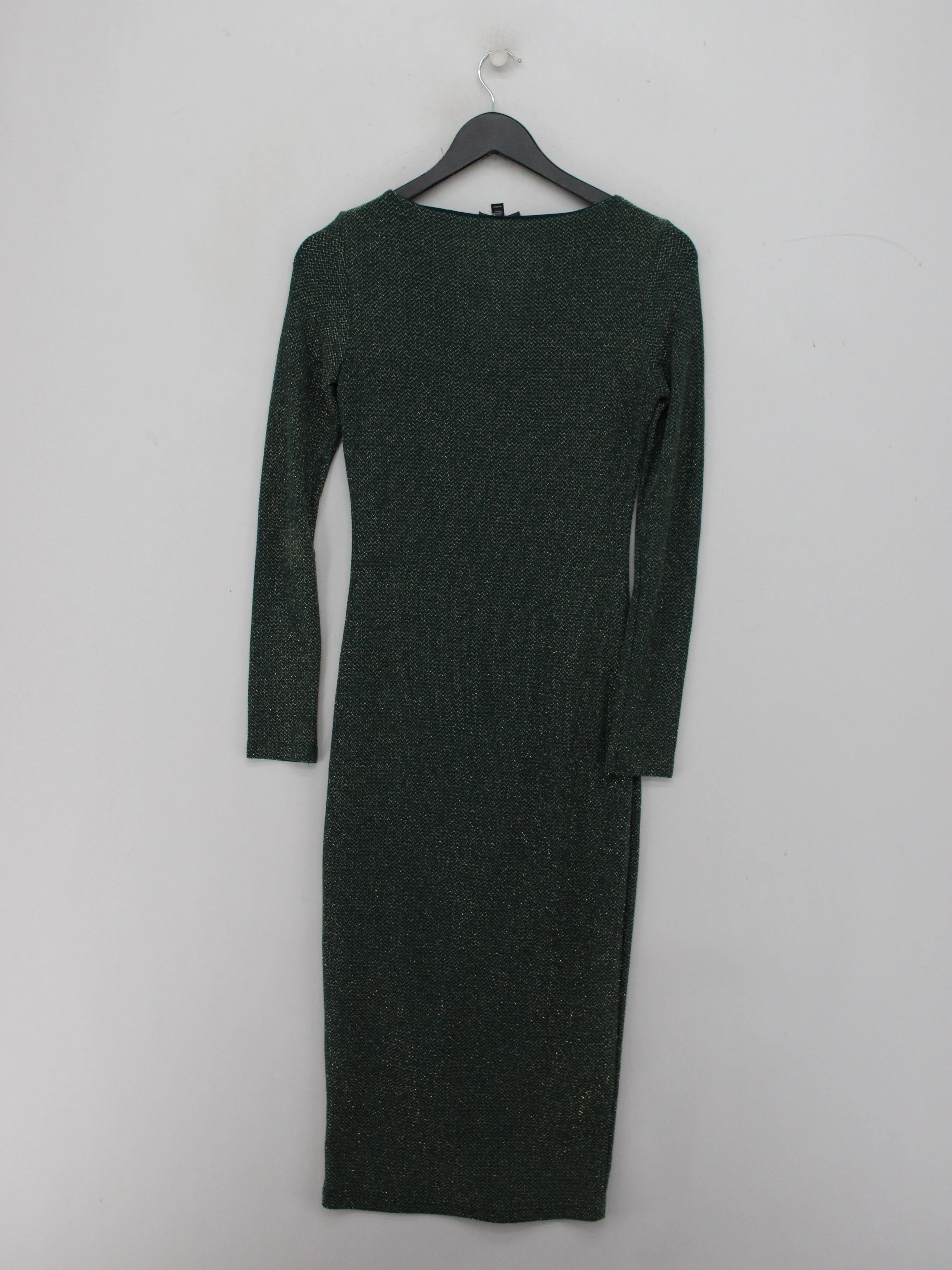 Topshop Bodycon Midi Dress UK10 in Green - Image 2