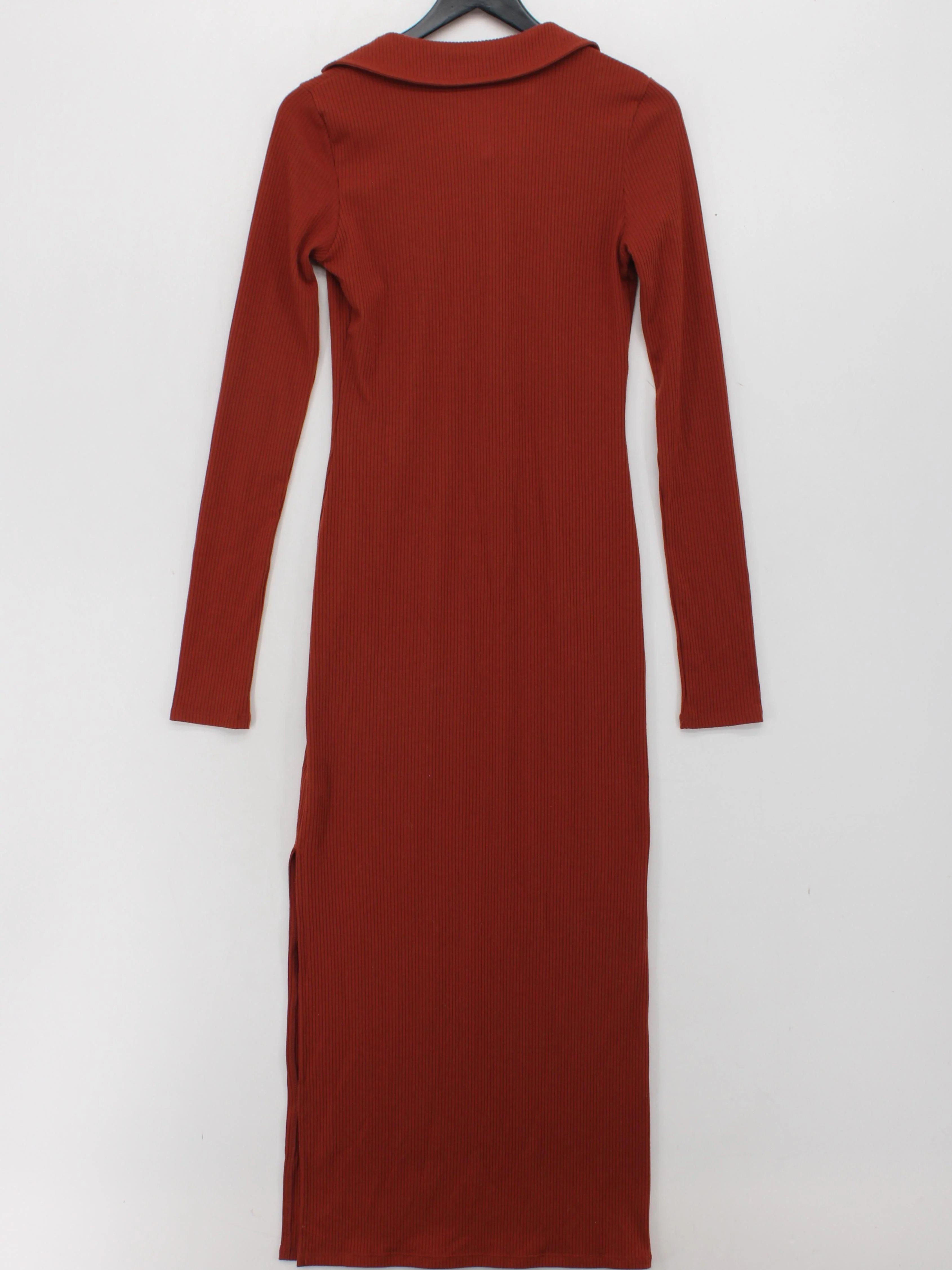 Topshop Bodycon Midi Dress UK10 in Tan - Image 2