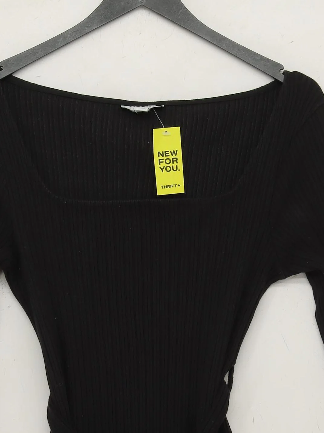 Topshop Bodycon Midi Dress UK16 in Black - Image 3