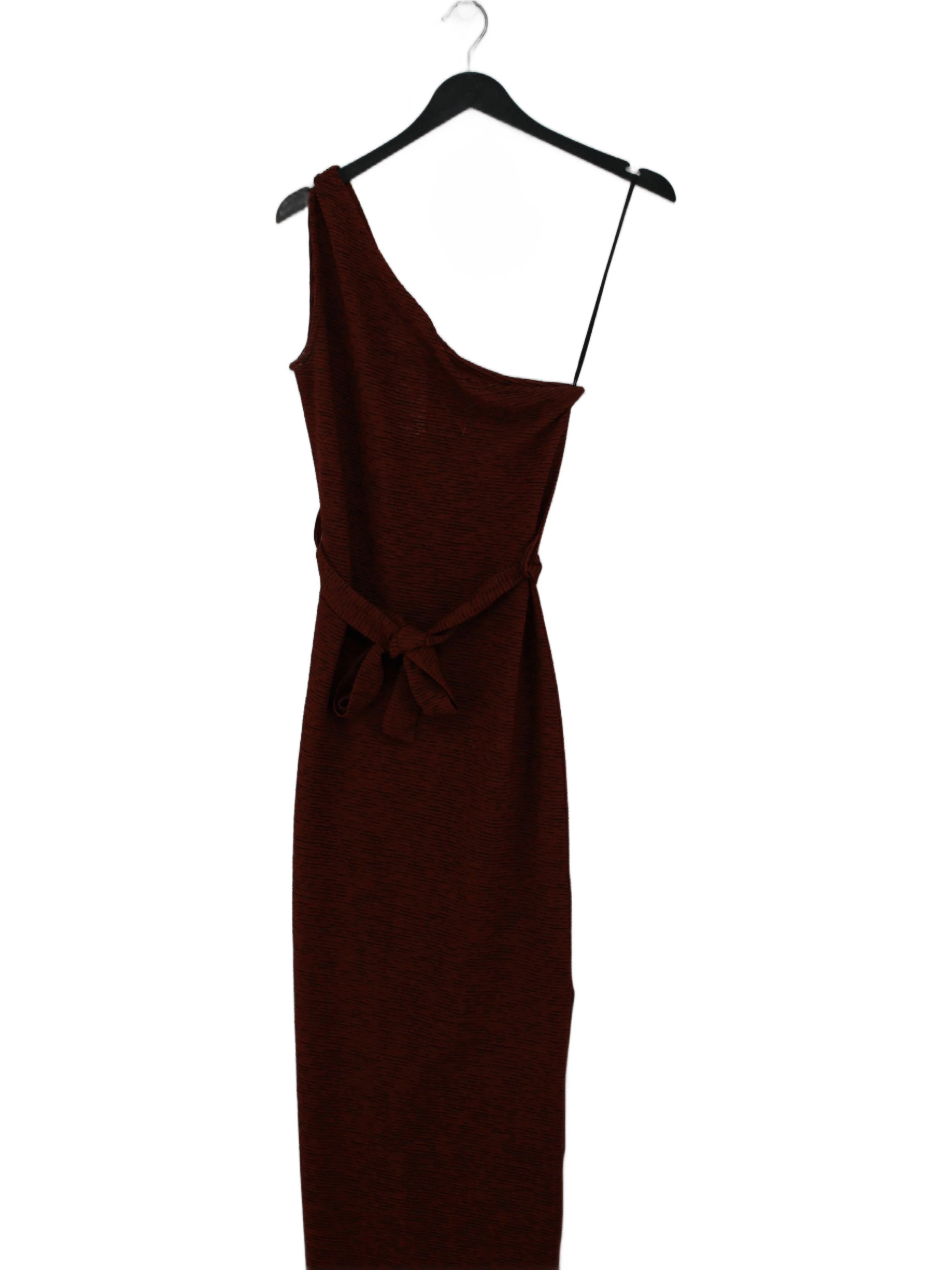 Topshop Bodycon Midi Dress UK8 in Brown