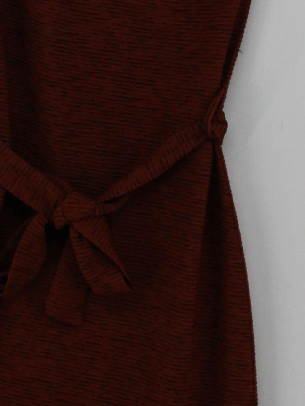 Topshop Bodycon Midi Dress UK8 in Brown - Image 3