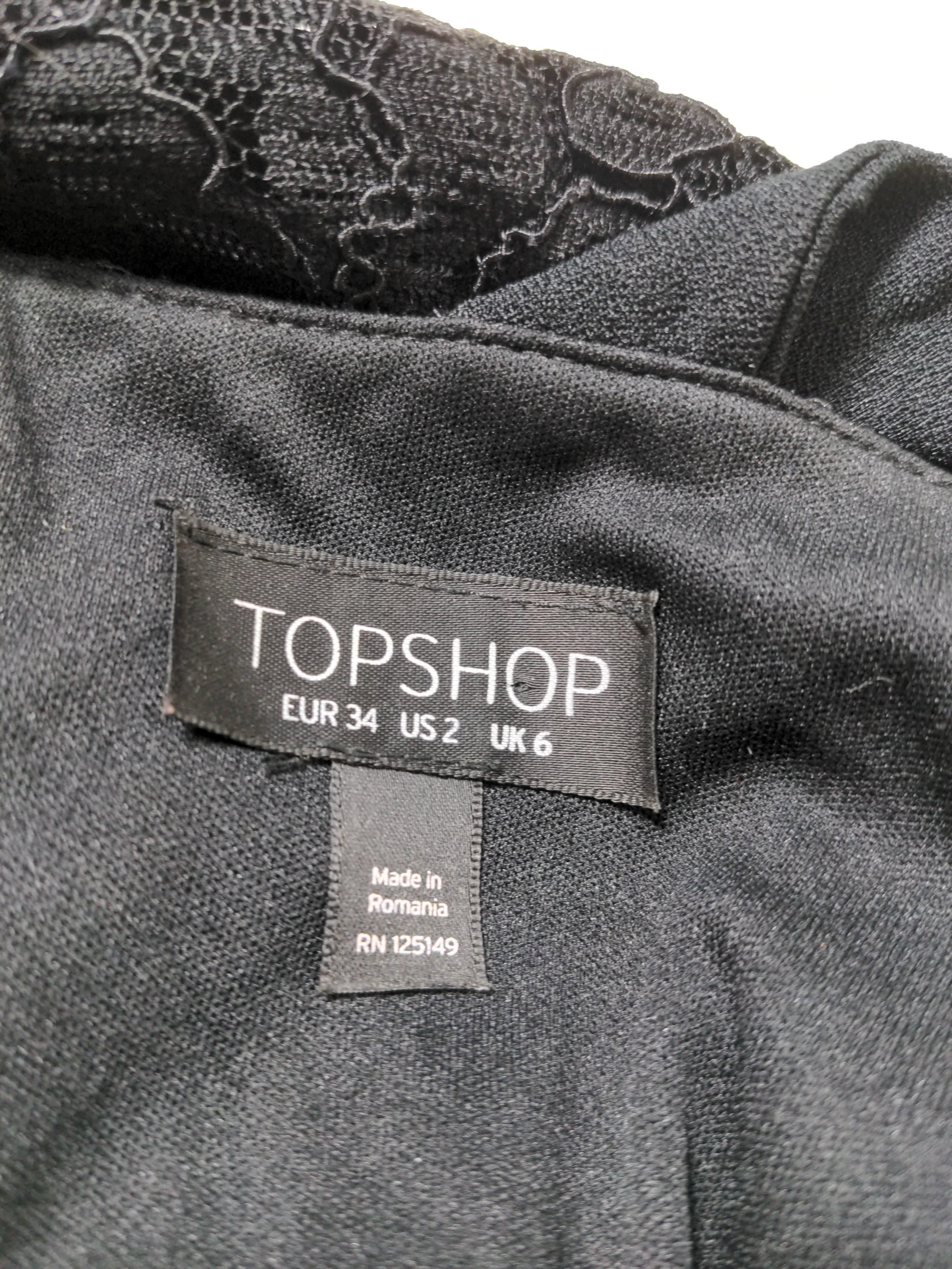 Topshop Bodycon Mini Dress in Black - Image 5