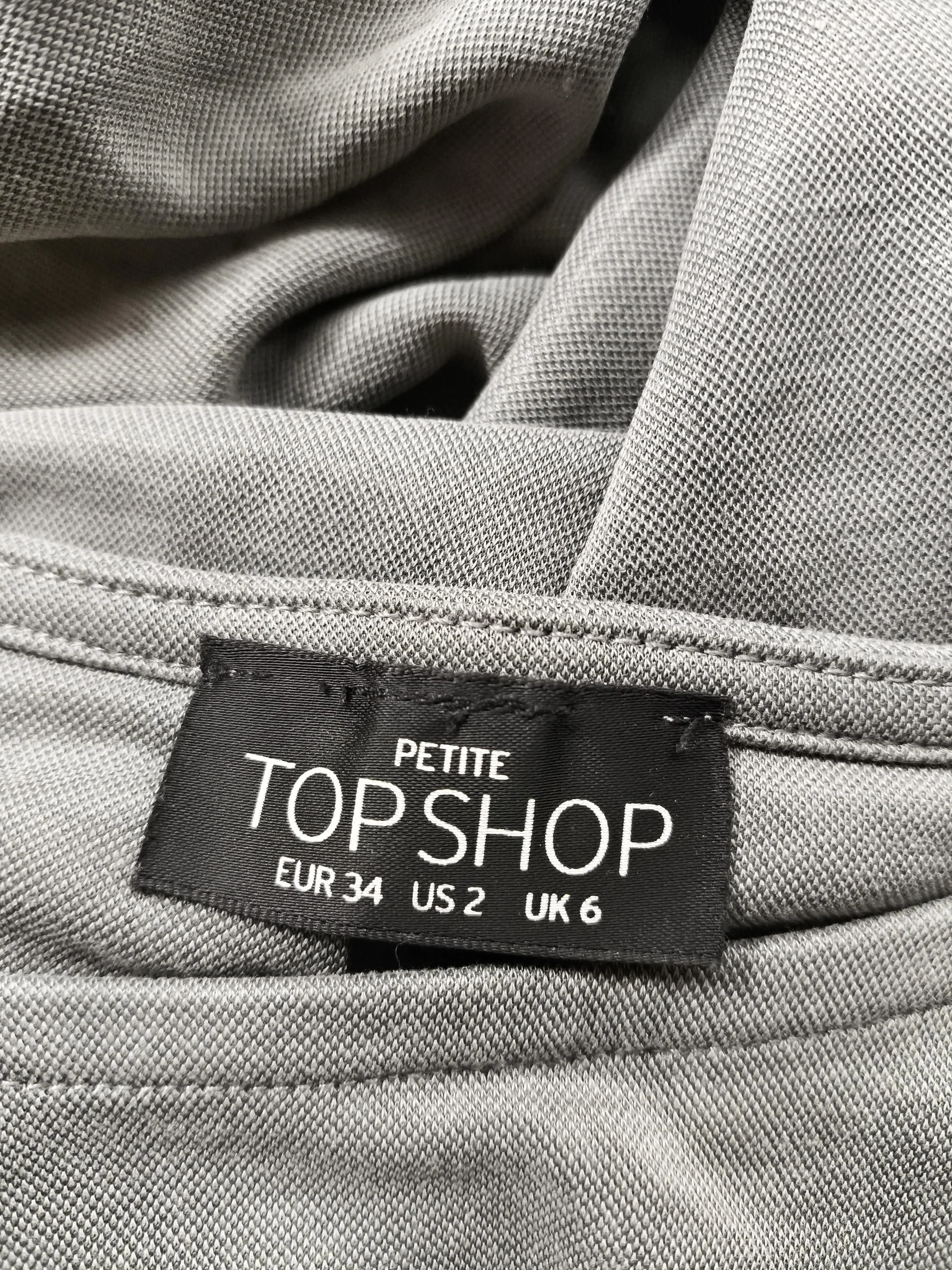 Topshop Bodycon Mini Dress in Grey - Image 5