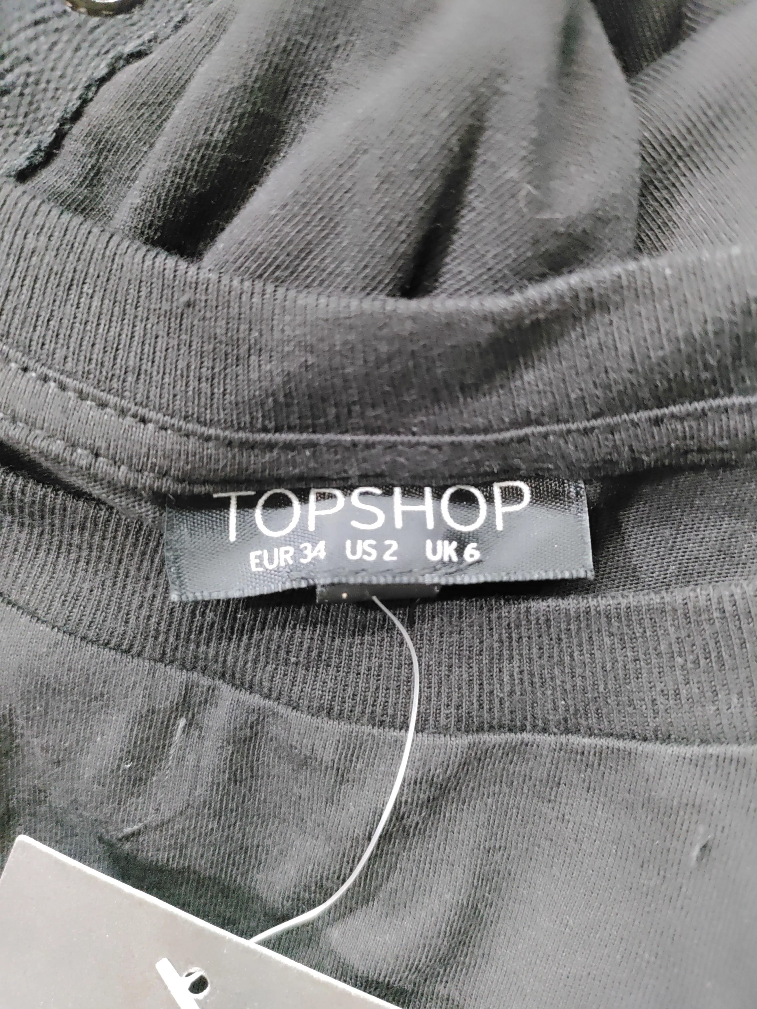 Topshop Bodycon Mini Dress S in Black - Image 5