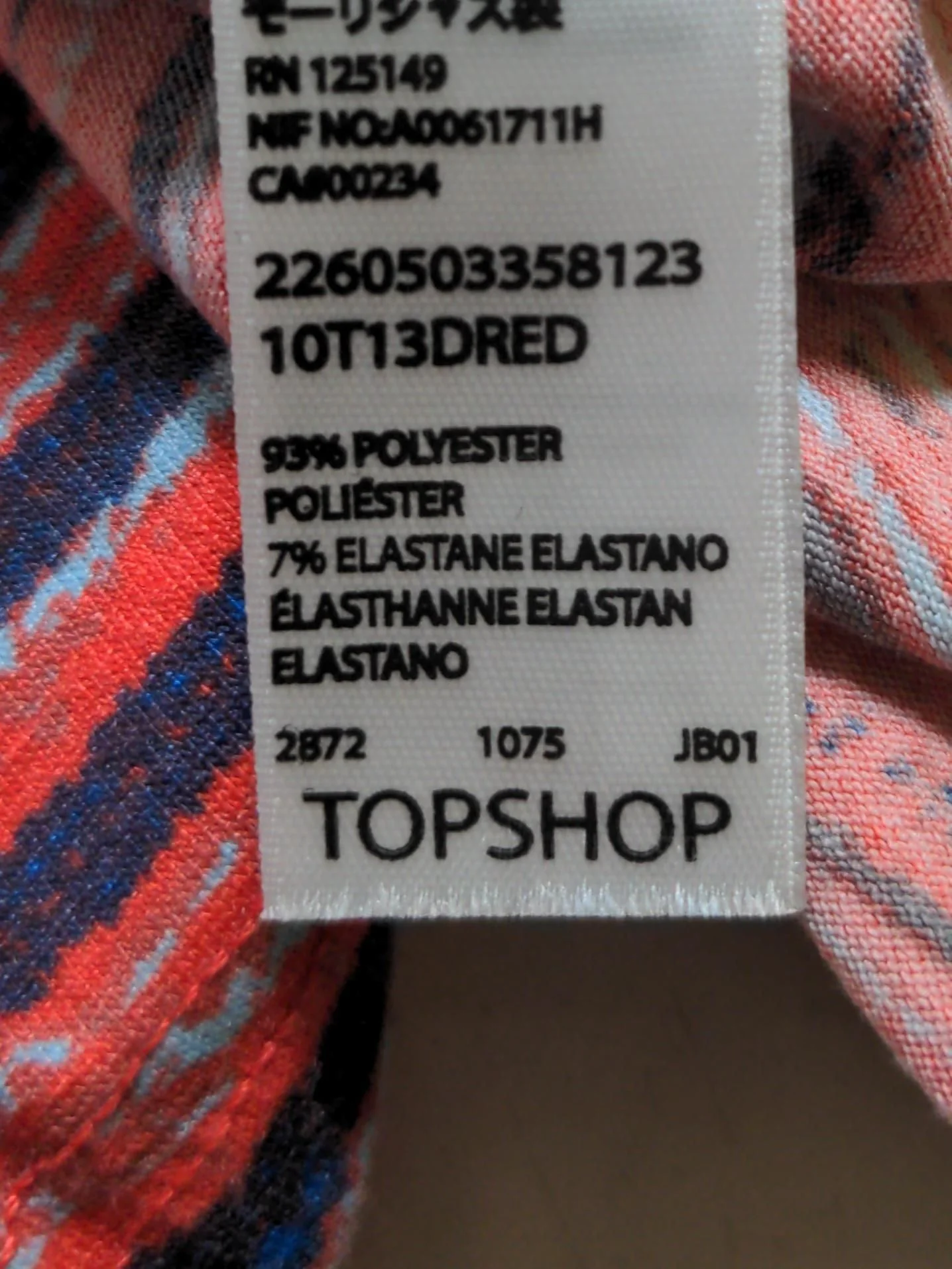 Topshop Bodycon Mini Dress UK12 in Black - Image 6