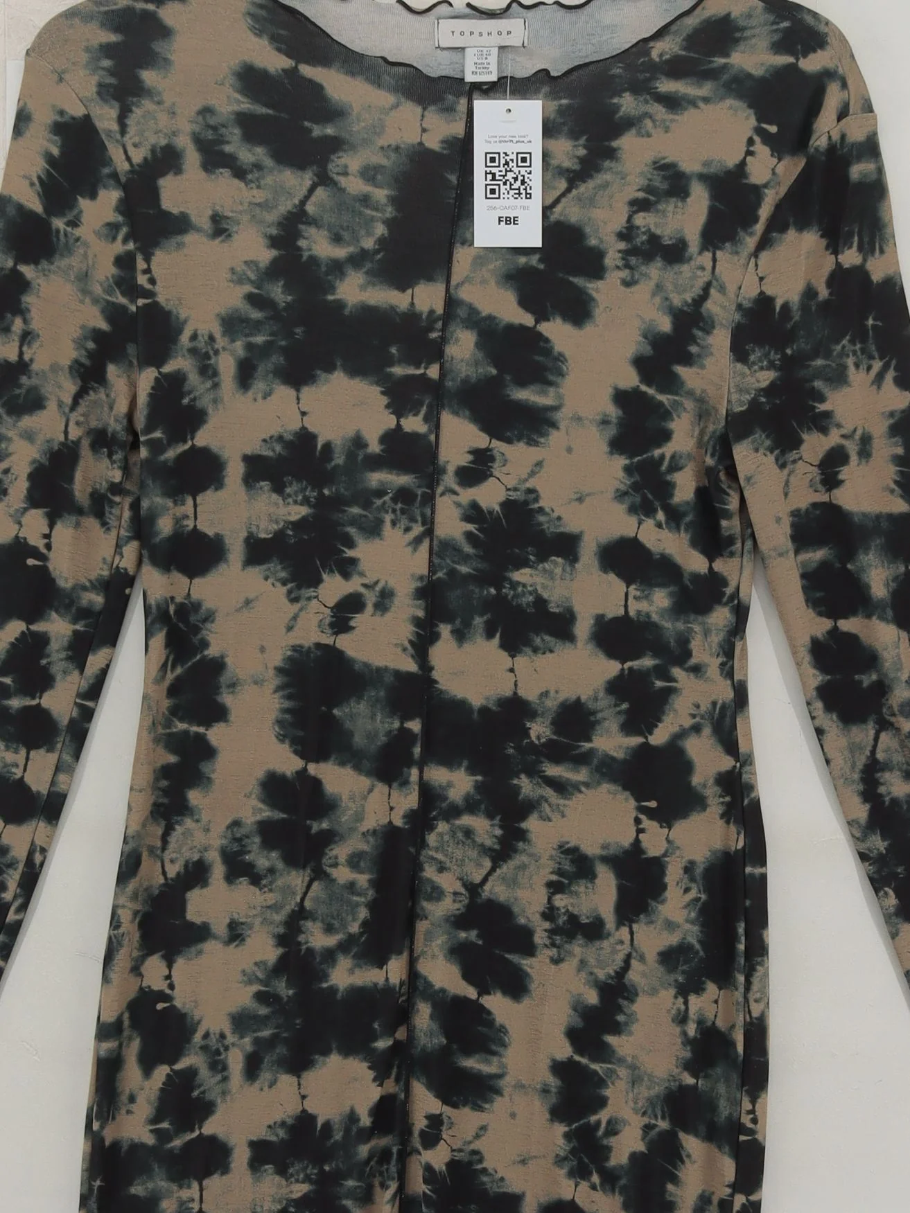 Topshop Bodycon Mini Dress UK12 in Multi - Image 3