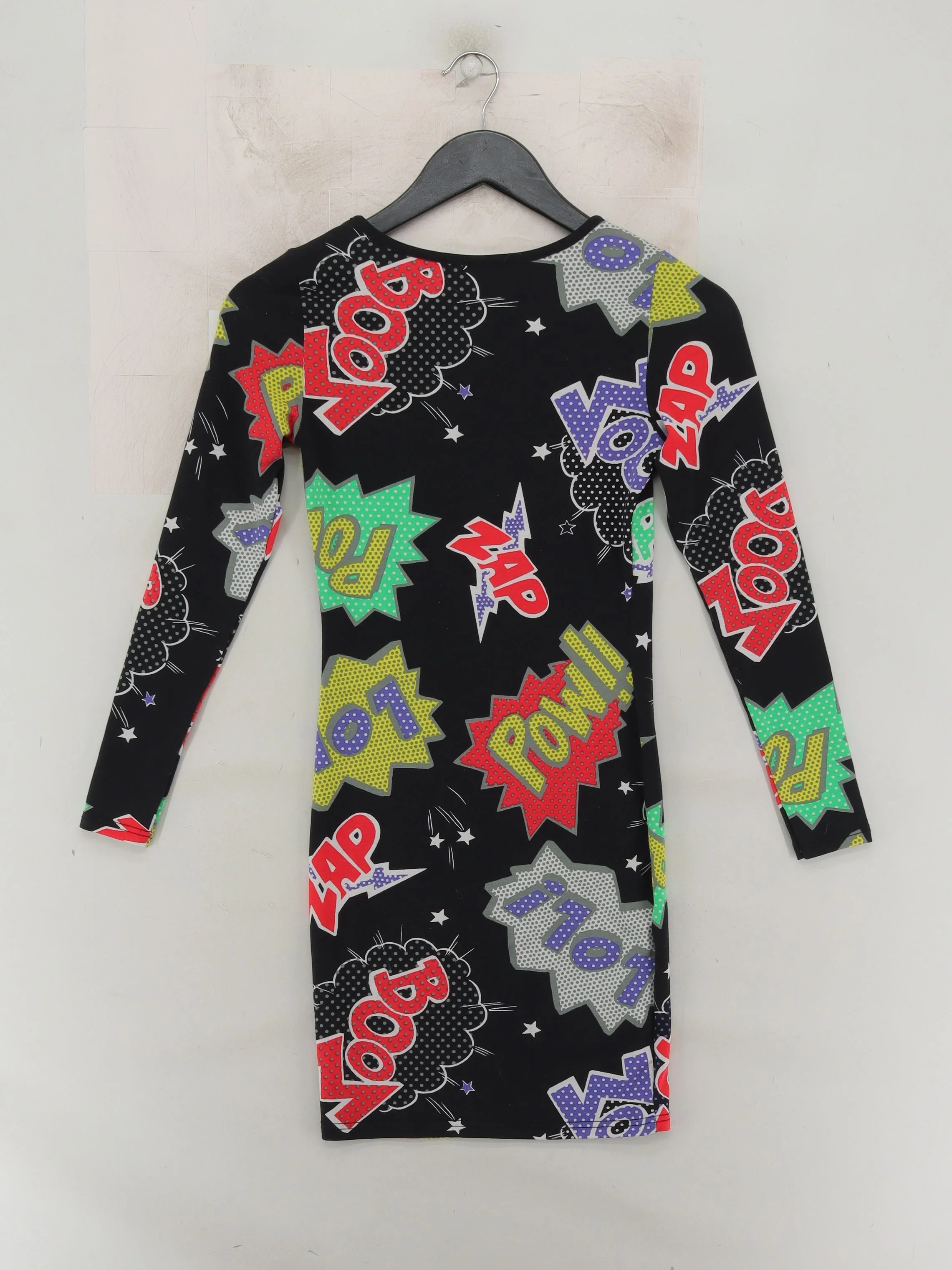 Topshop Bodycon Mini Dress UK6 in Black - Image 2