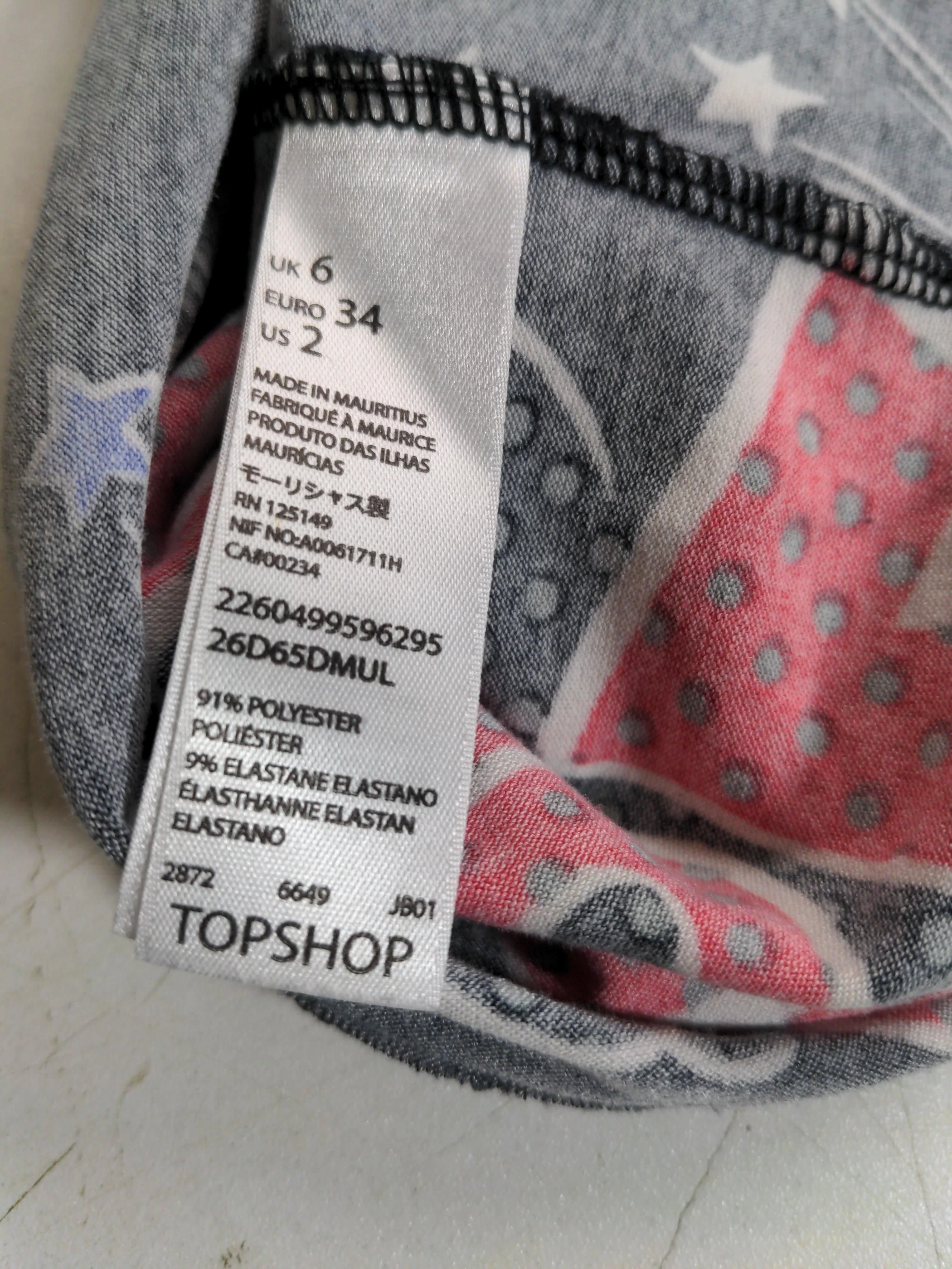 Topshop Bodycon Mini Dress UK6 in Black - Image 6