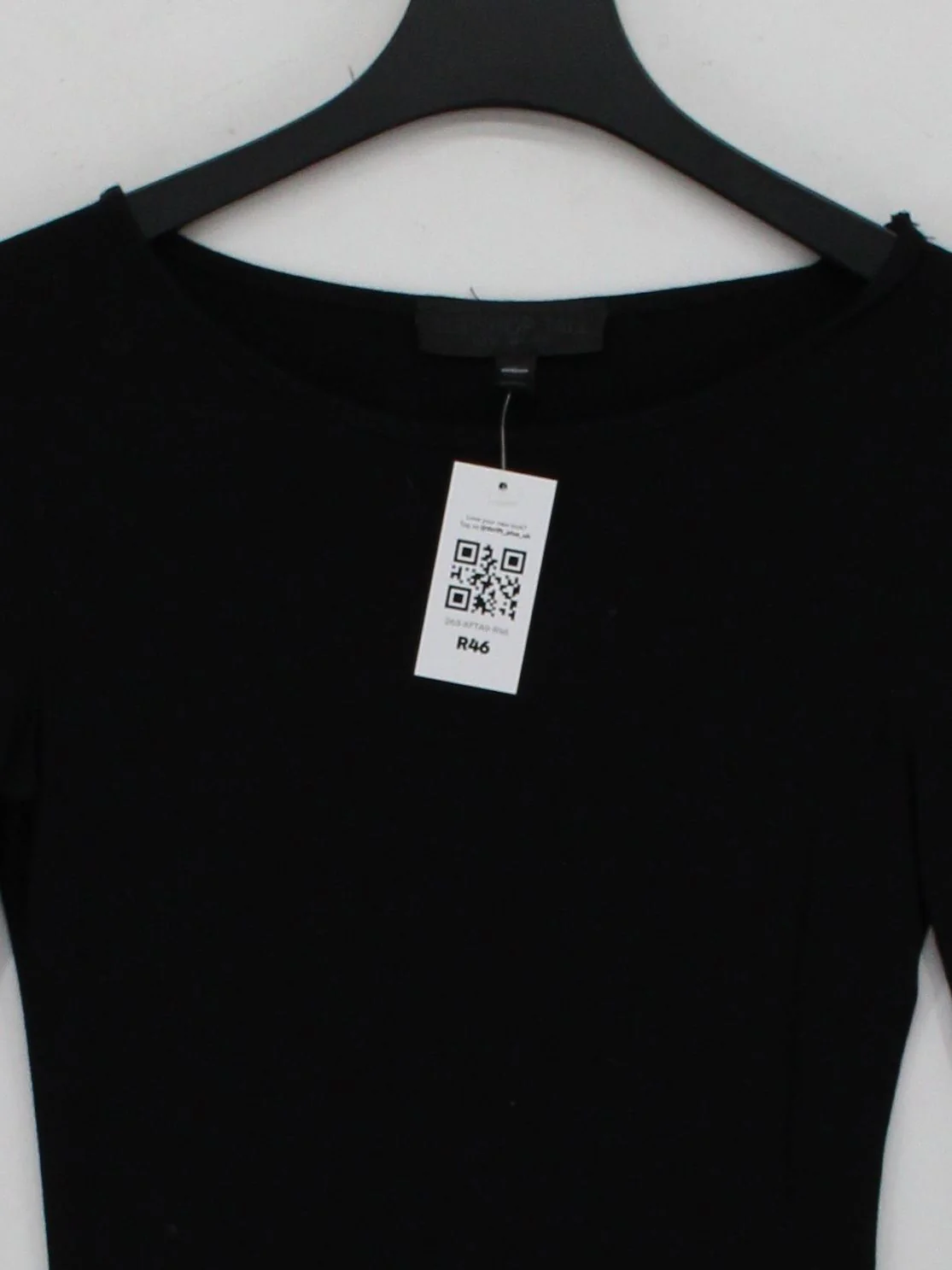 Topshop Bodycon Mini Dress UK8 in Black - Image 3