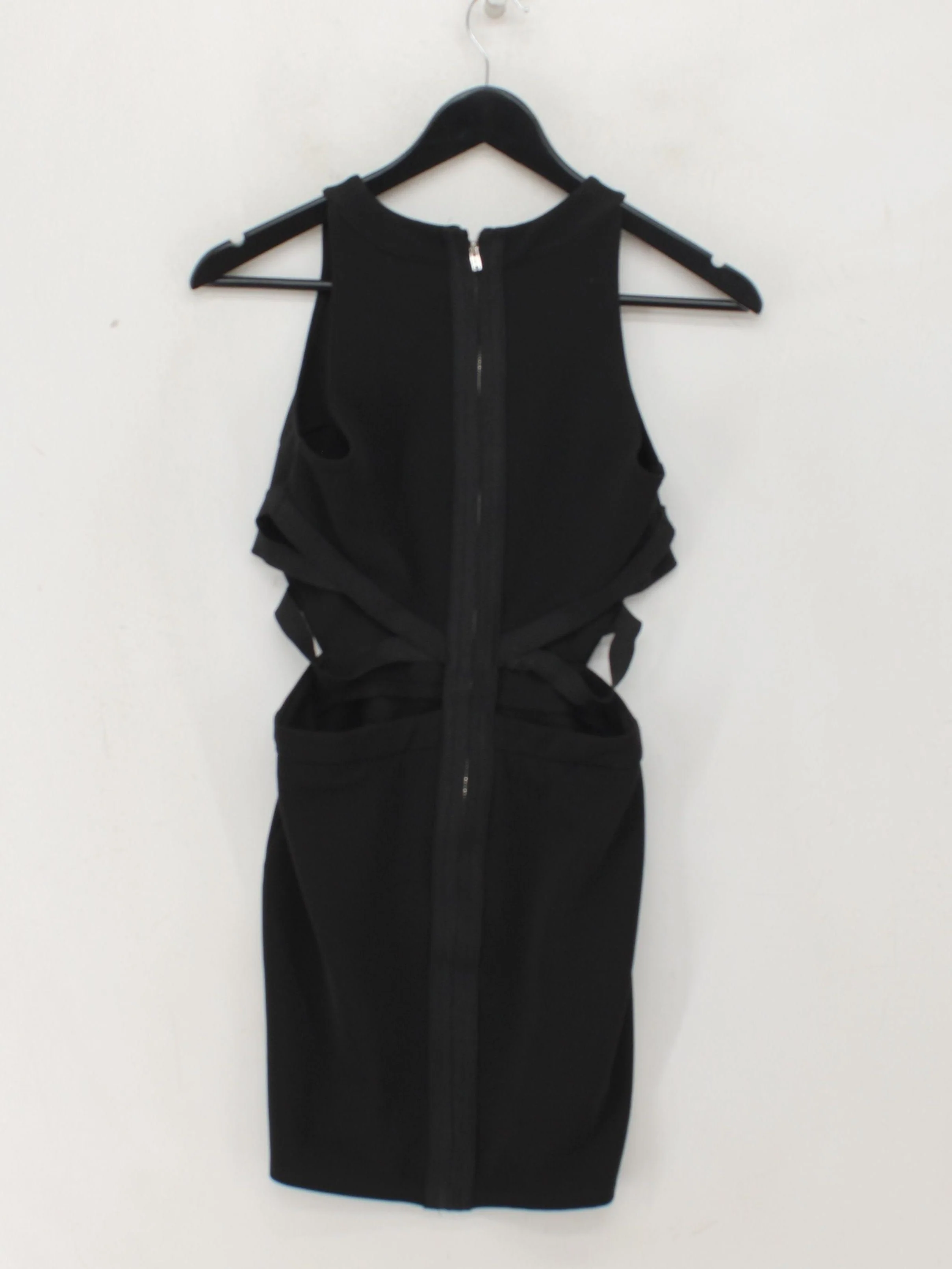 Topshop Bodycon Mini Dress UK8 in Black - Image 2