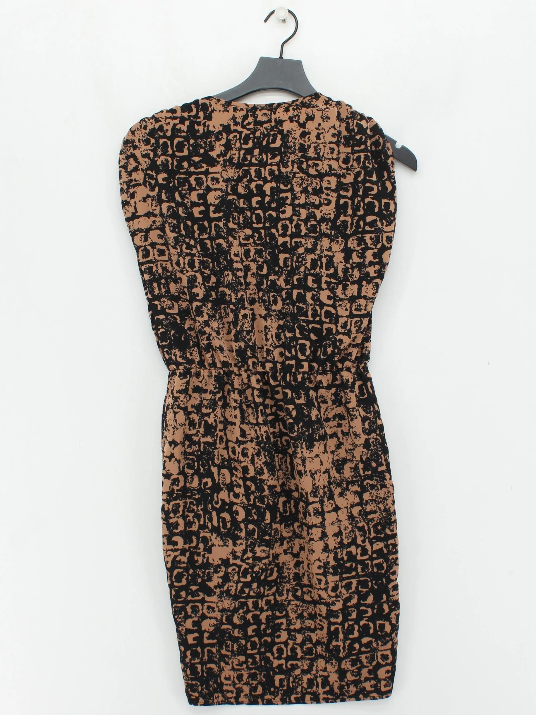 Topshop Bodycon Mini Dress UK8 in Tan - Image 2