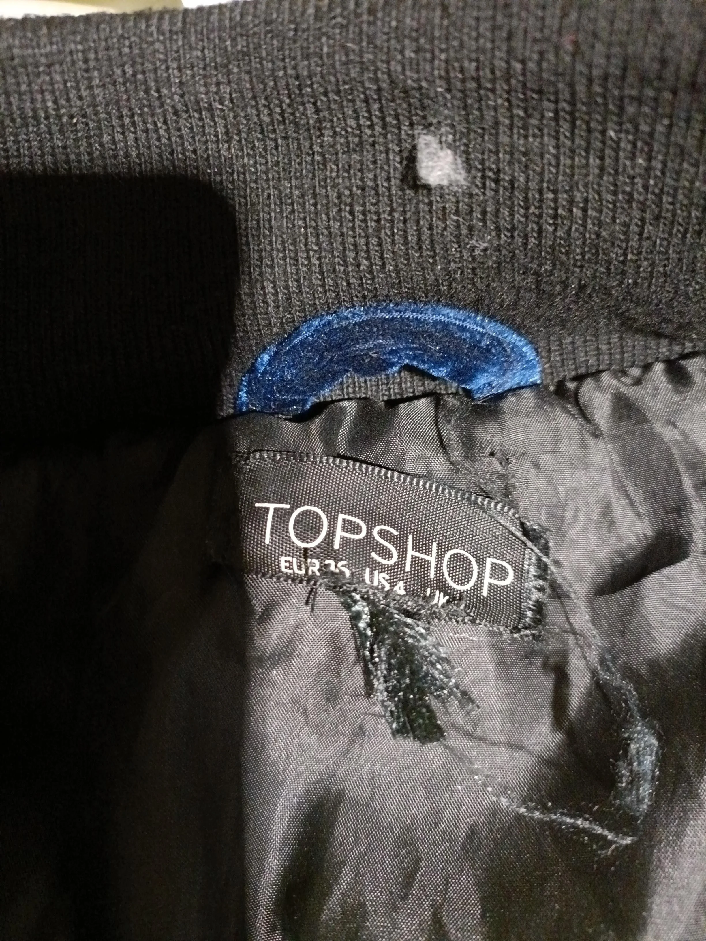 Topshop Bomber Jacket jacket blue - Image 6