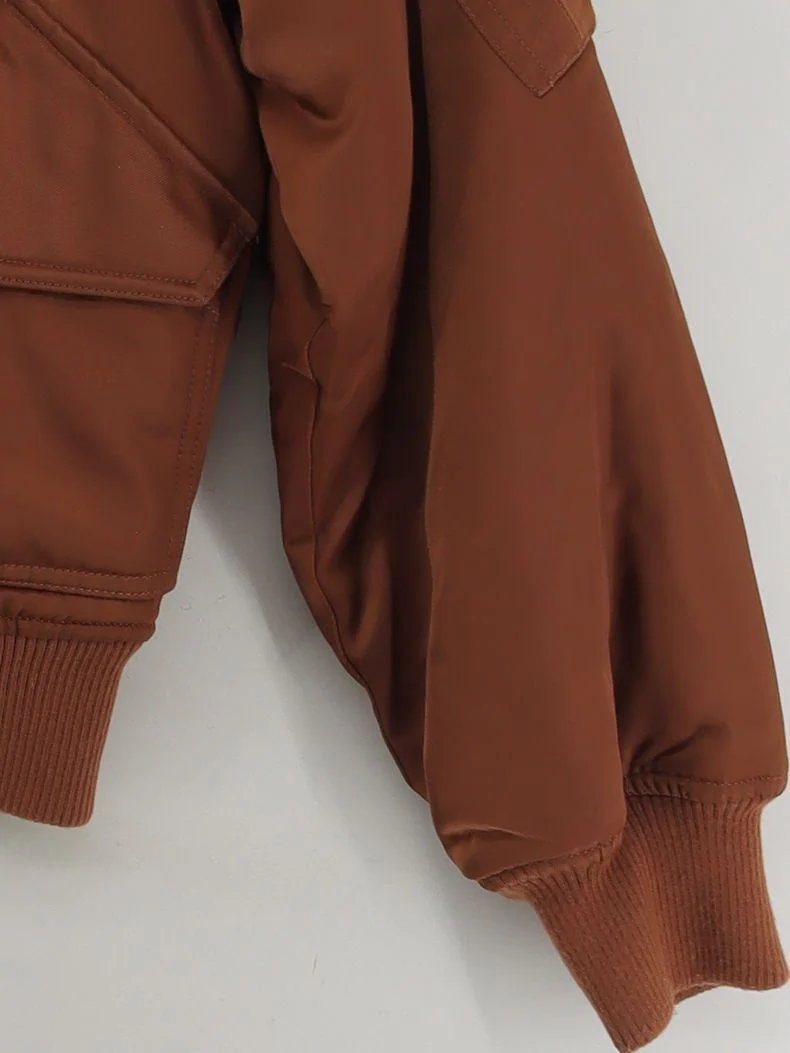 Topshop Bomber Jacket jacket brown - Image 4