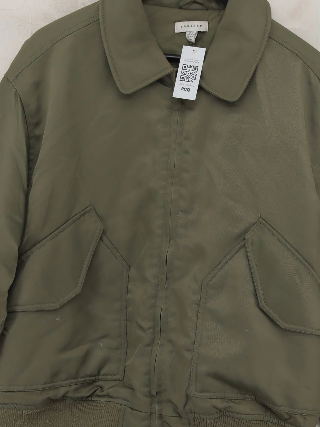 Topshop Bomber Jacket jacket green - Image 3