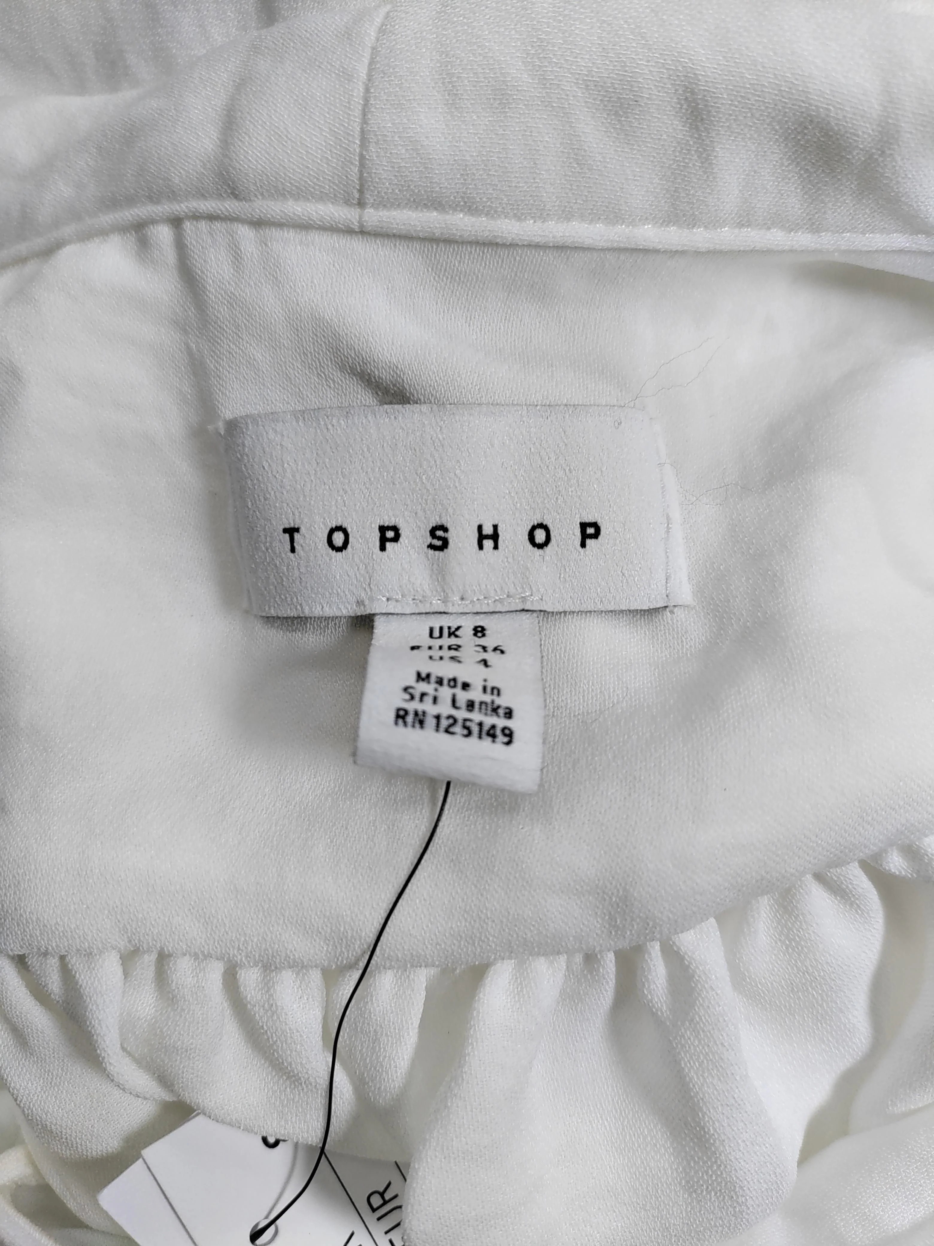 Topshop Jumper Midi Dress UK8 in White - Image 5