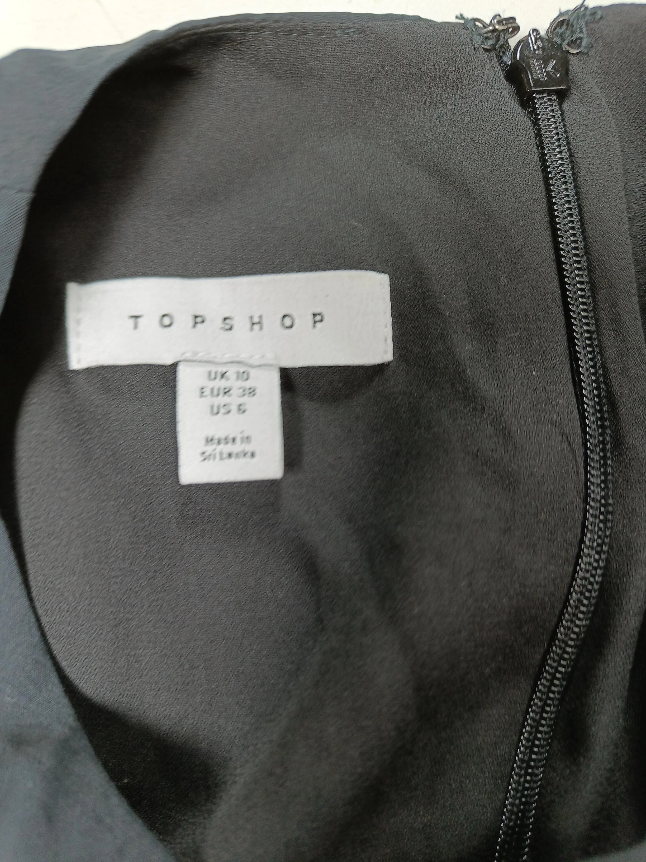 Topshop Maxi Dress UK10 in Black - Image 6