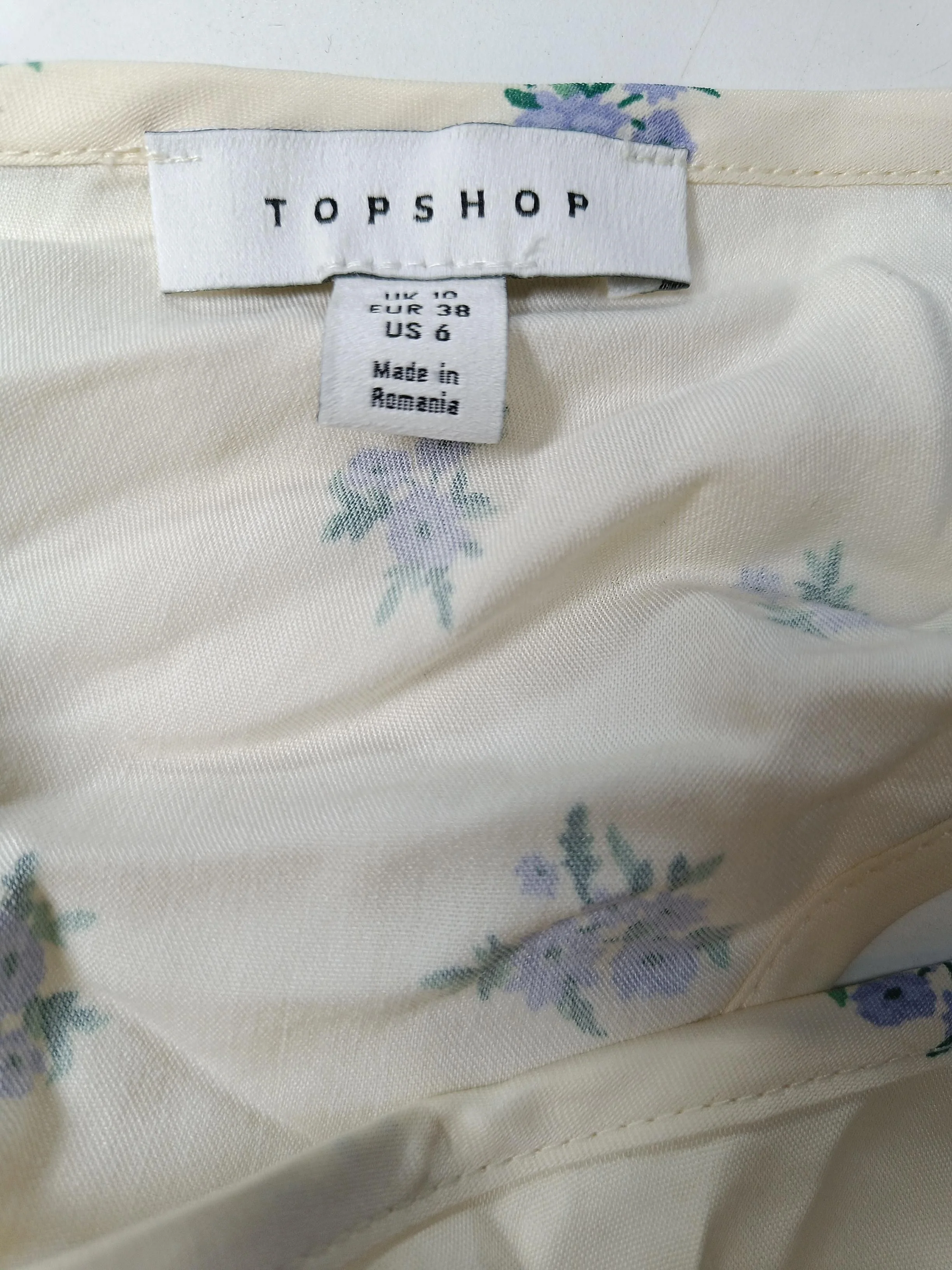 Topshop Maxi Dress UK10 in Cream - Image 5