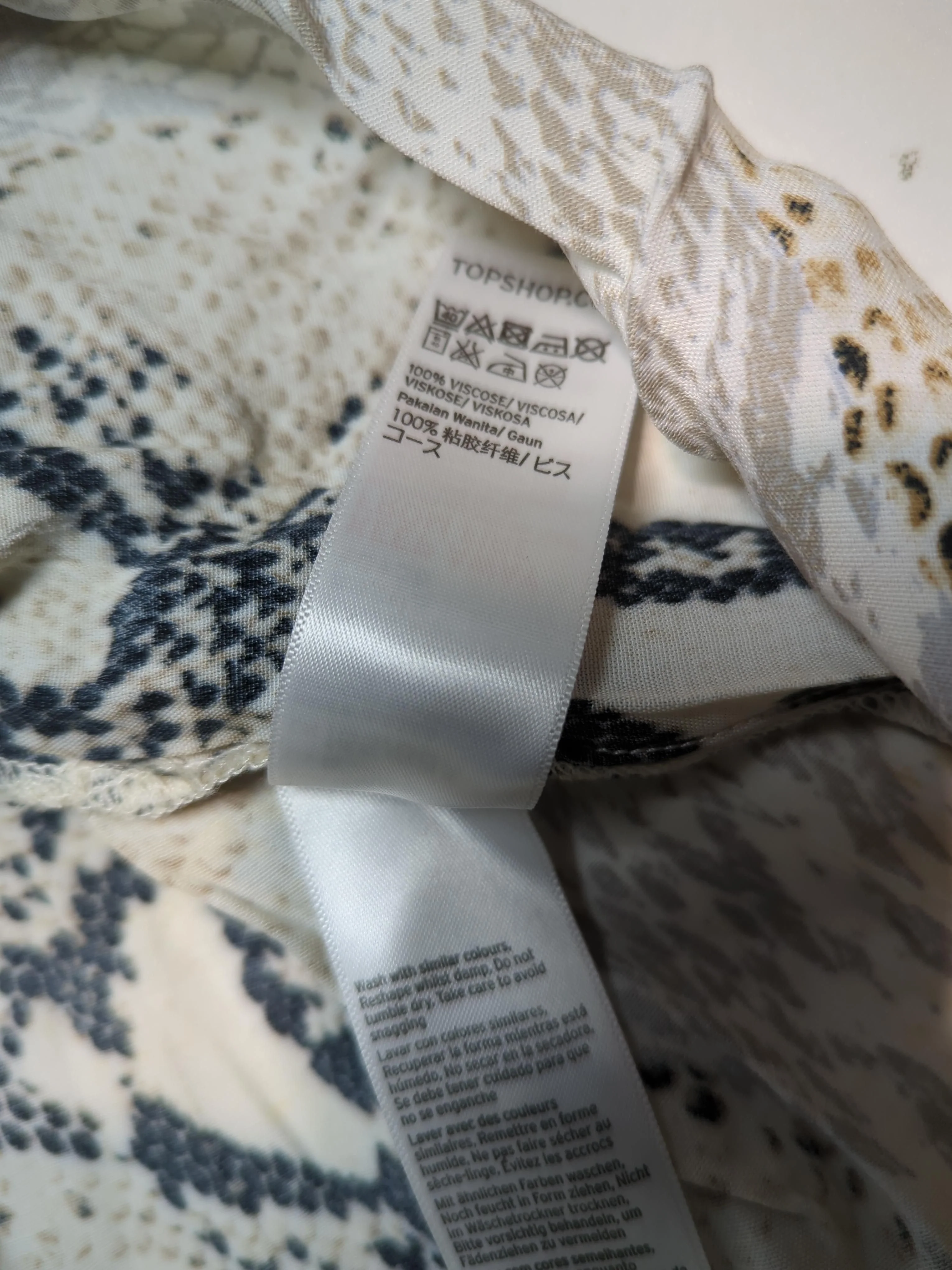 Topshop Maxi Dress UK10 in Multi - Image 6