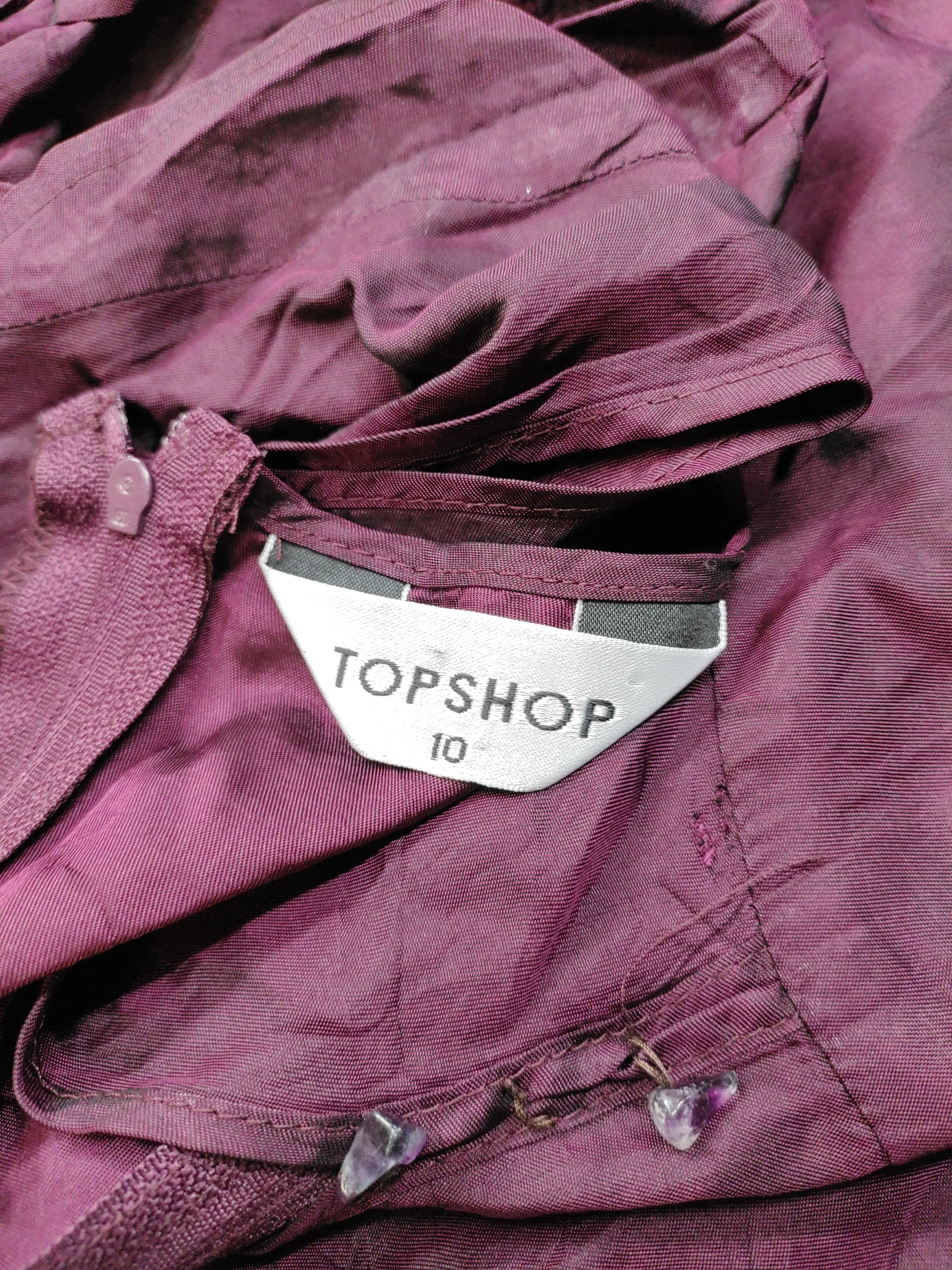 Topshop Maxi Dress UK10 in Red - Image 5