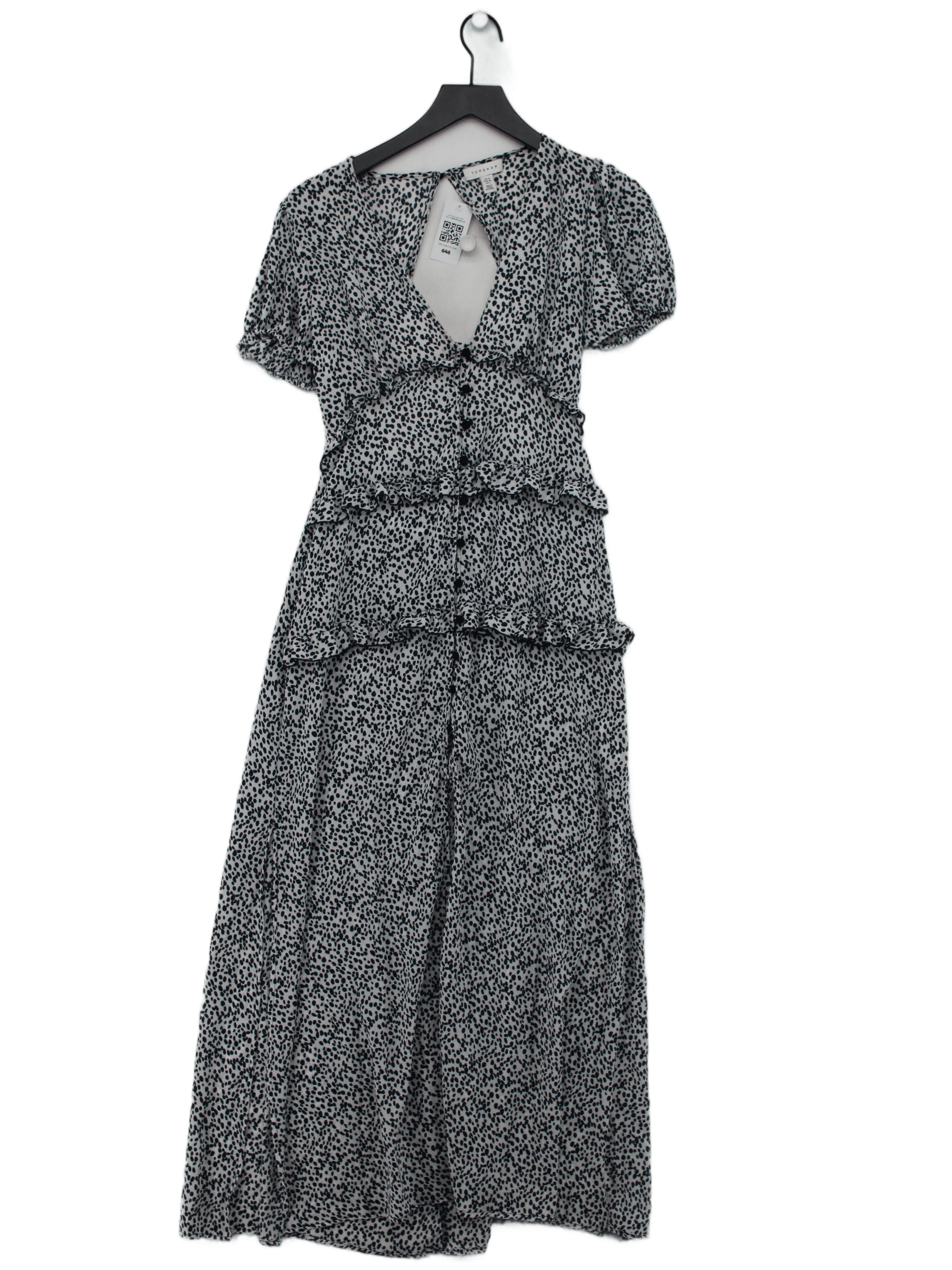 Topshop Maxi Dress UK10 in White