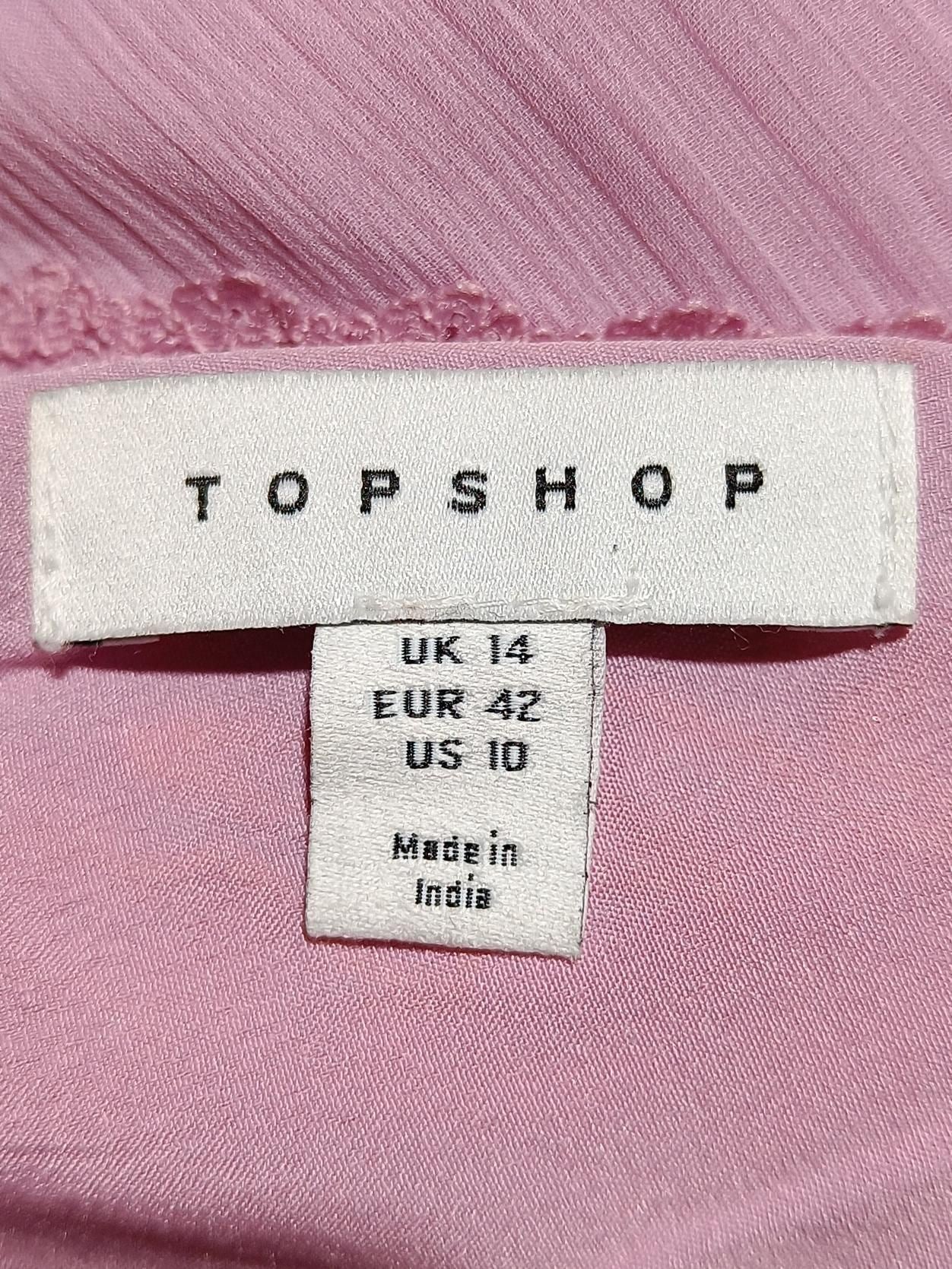 Topshop Maxi Dress UK14 in Pink - Image 6