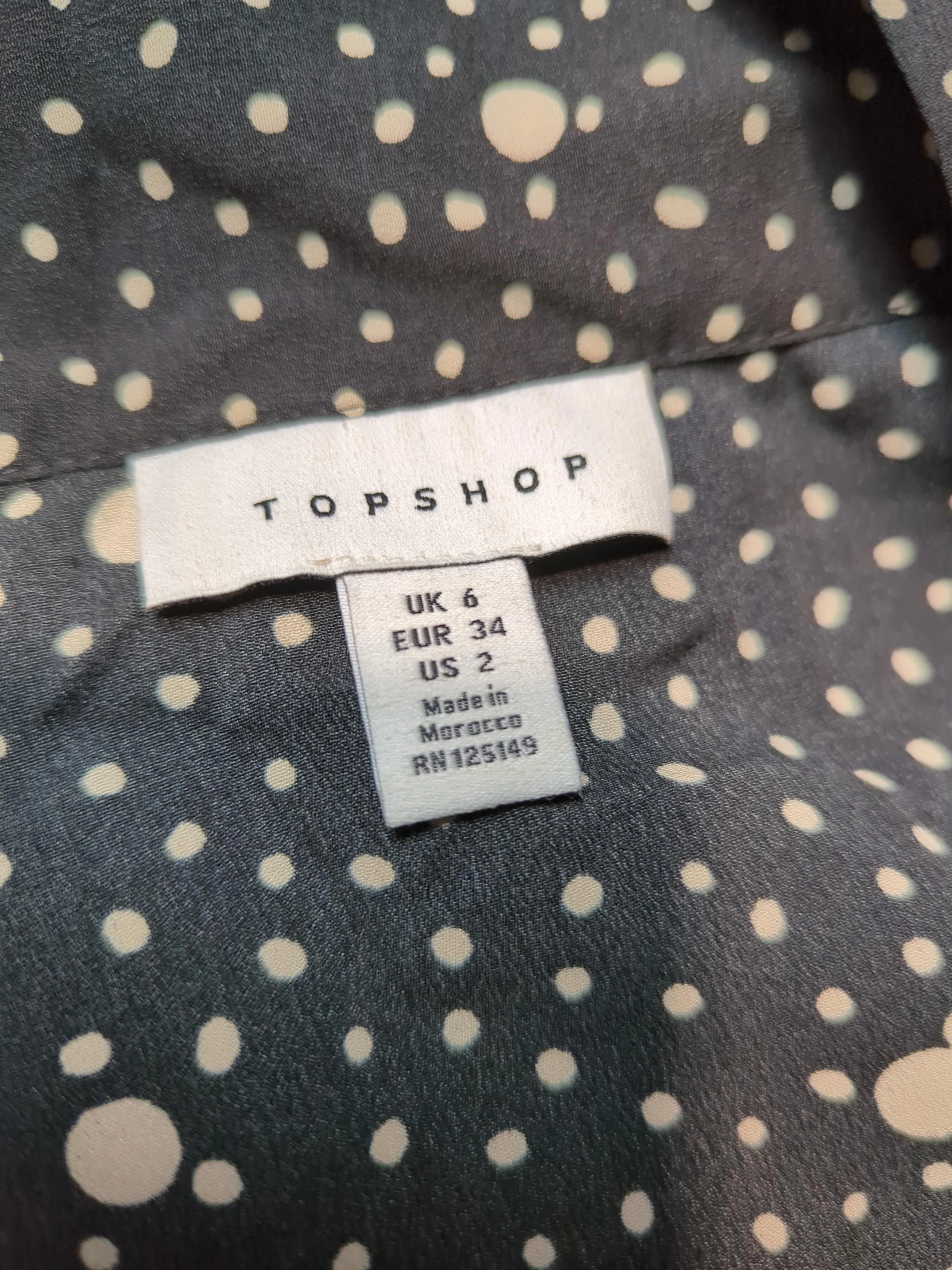 Topshop Maxi Dress UK6 in Black - Image 5
