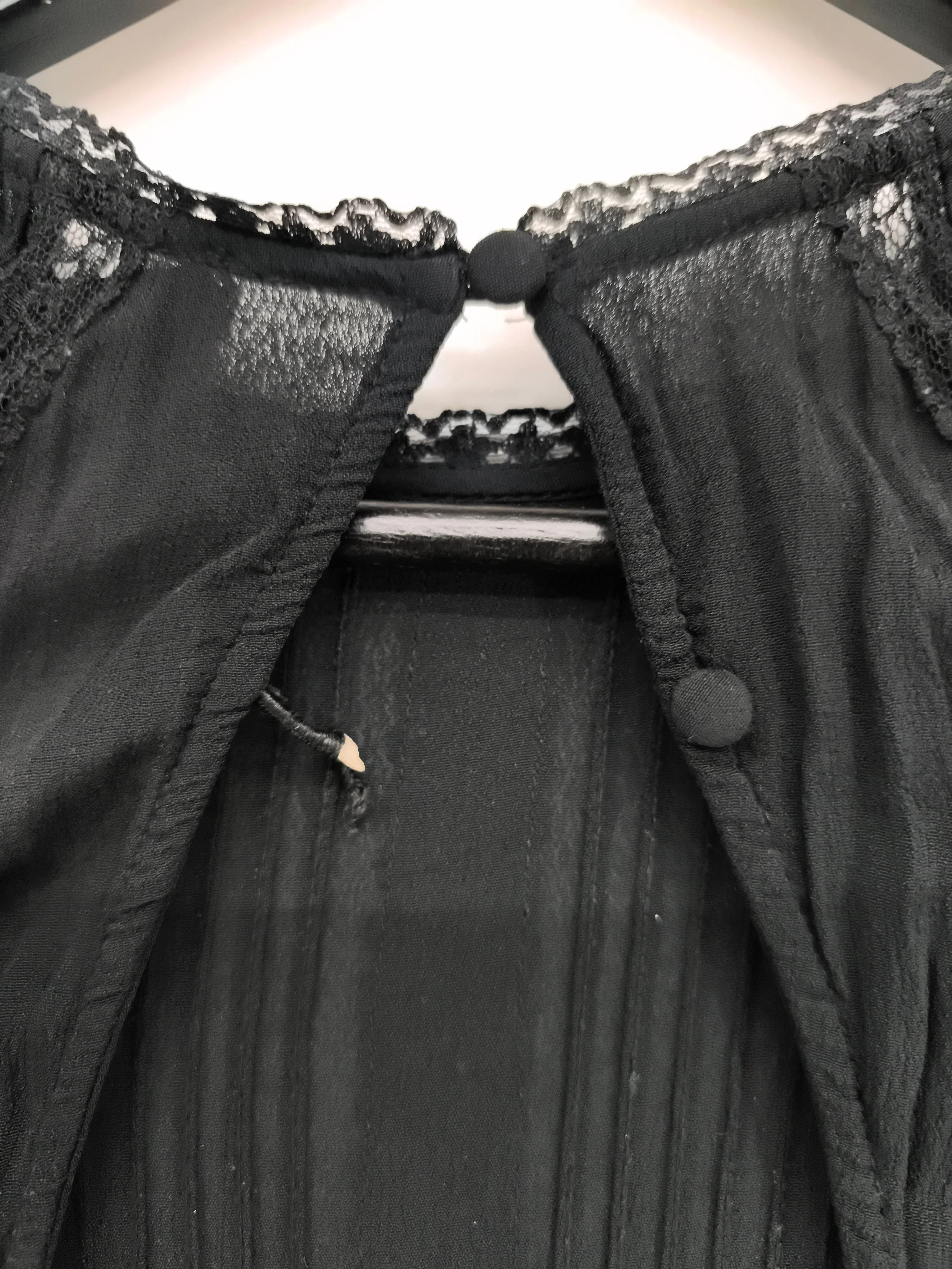 Topshop Maxi Dress UK8 in Black - Image 5