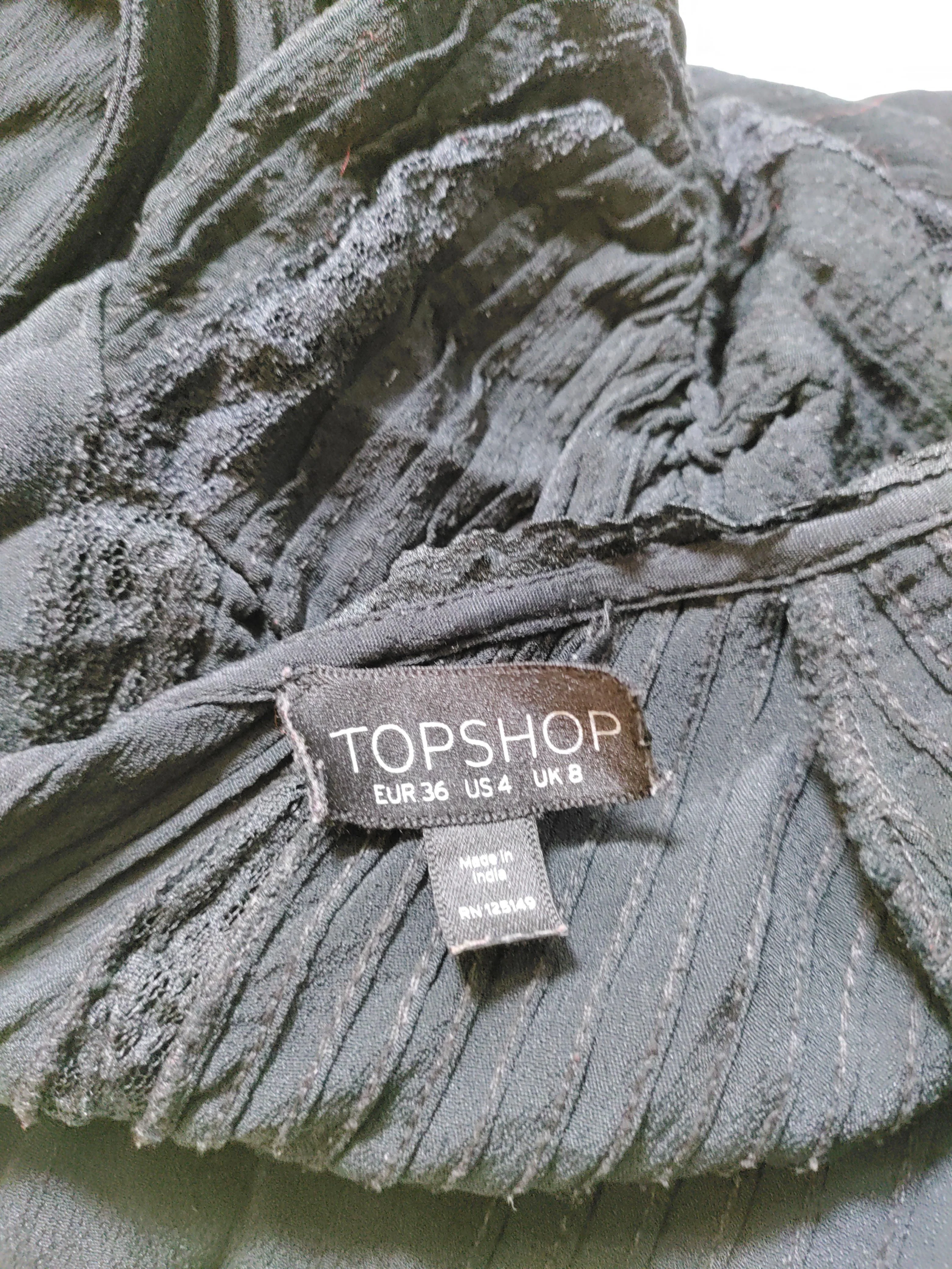 Topshop Maxi Dress UK8 in Black - Image 6