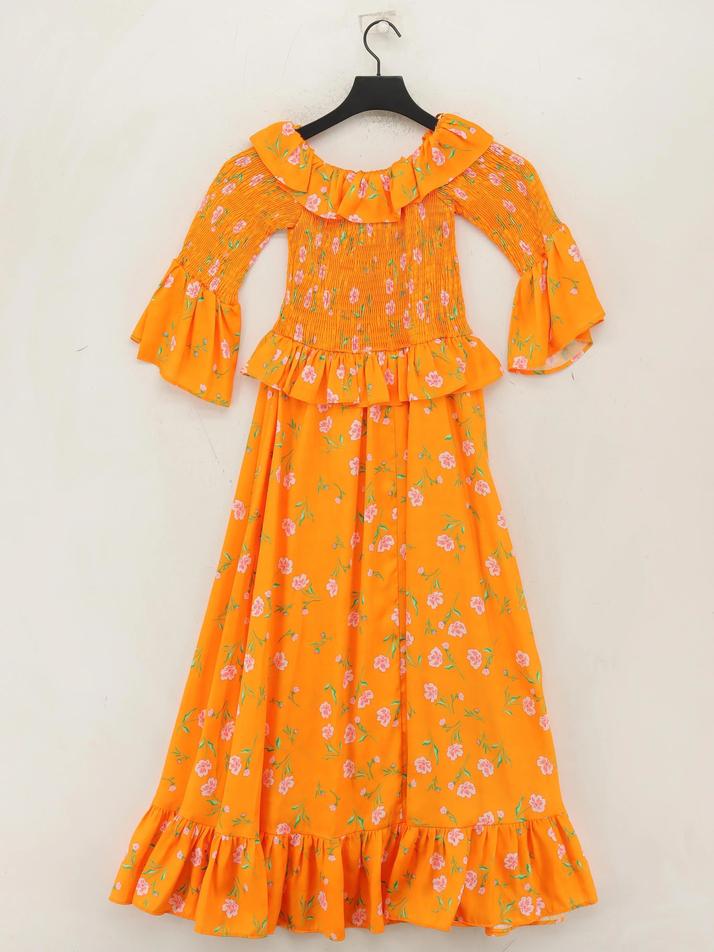 Topshop Maxi Dress UK8 in Orange - Image 2