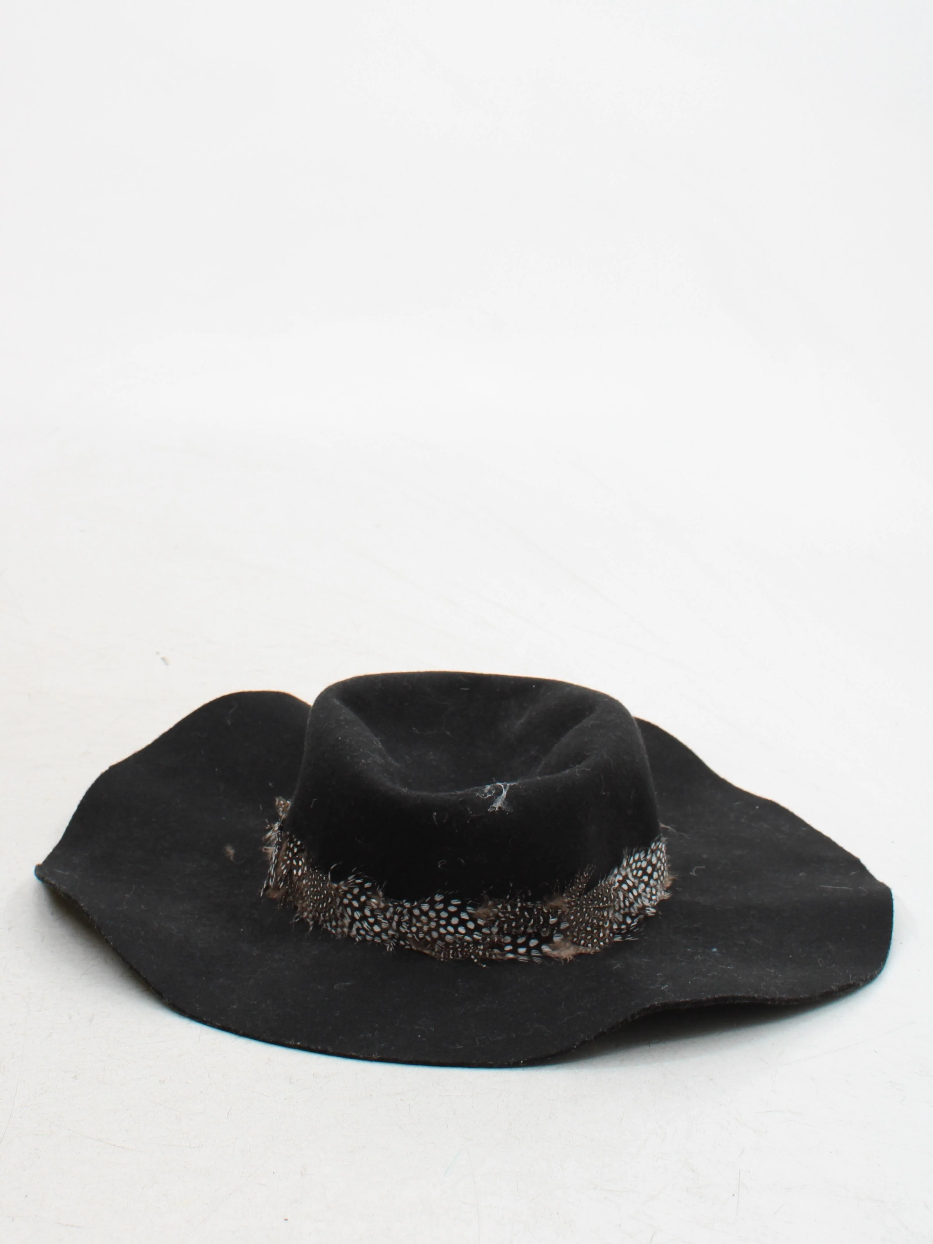 Topshop Men's Hat M Black 100% Wool Bucket Hat - Image 2