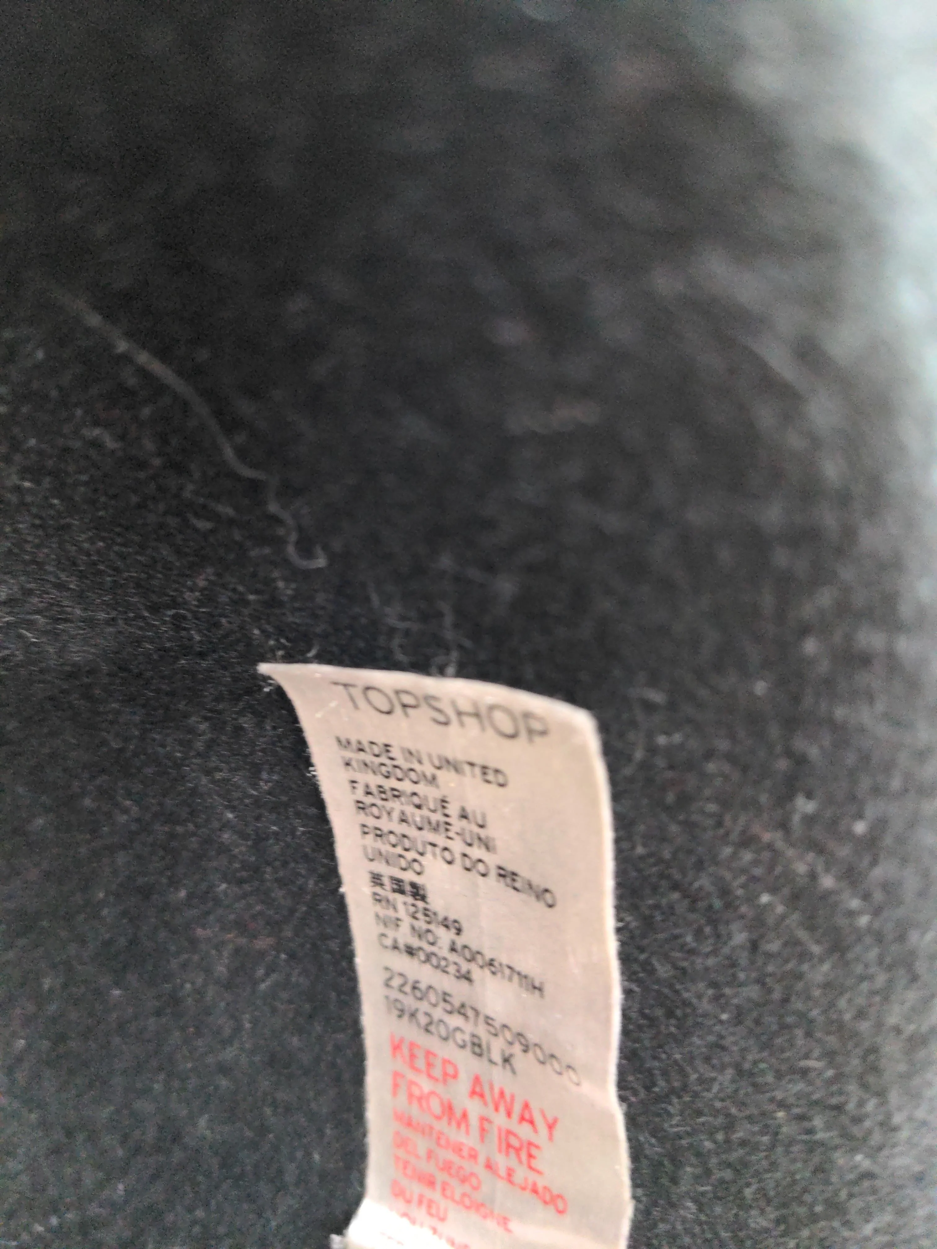 Topshop Men's Hat M Black 100% Wool Bucket Hat - Image 5