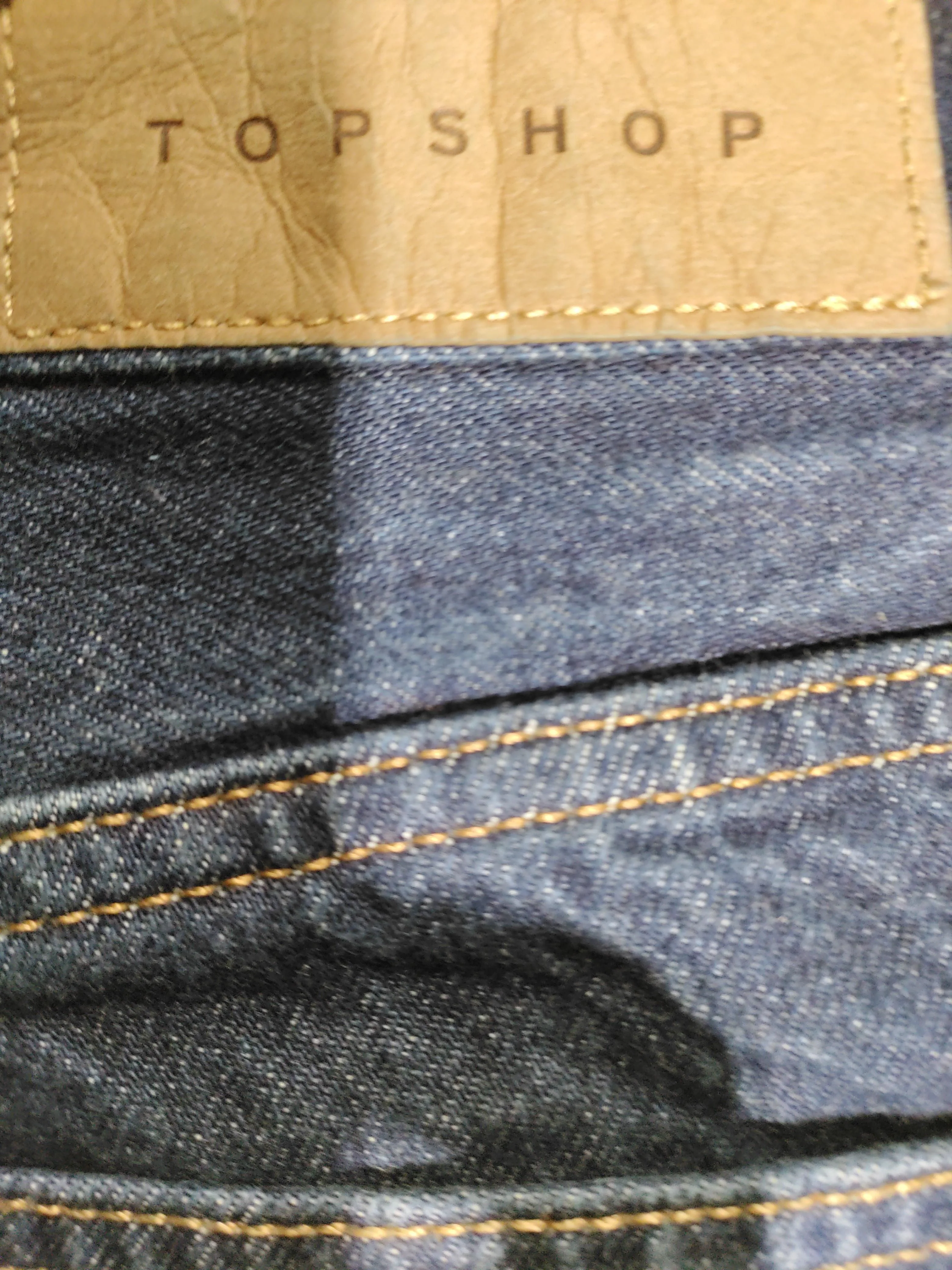 Topshop Men's Jeans M Blue 100% Cotton Straight - Image 5