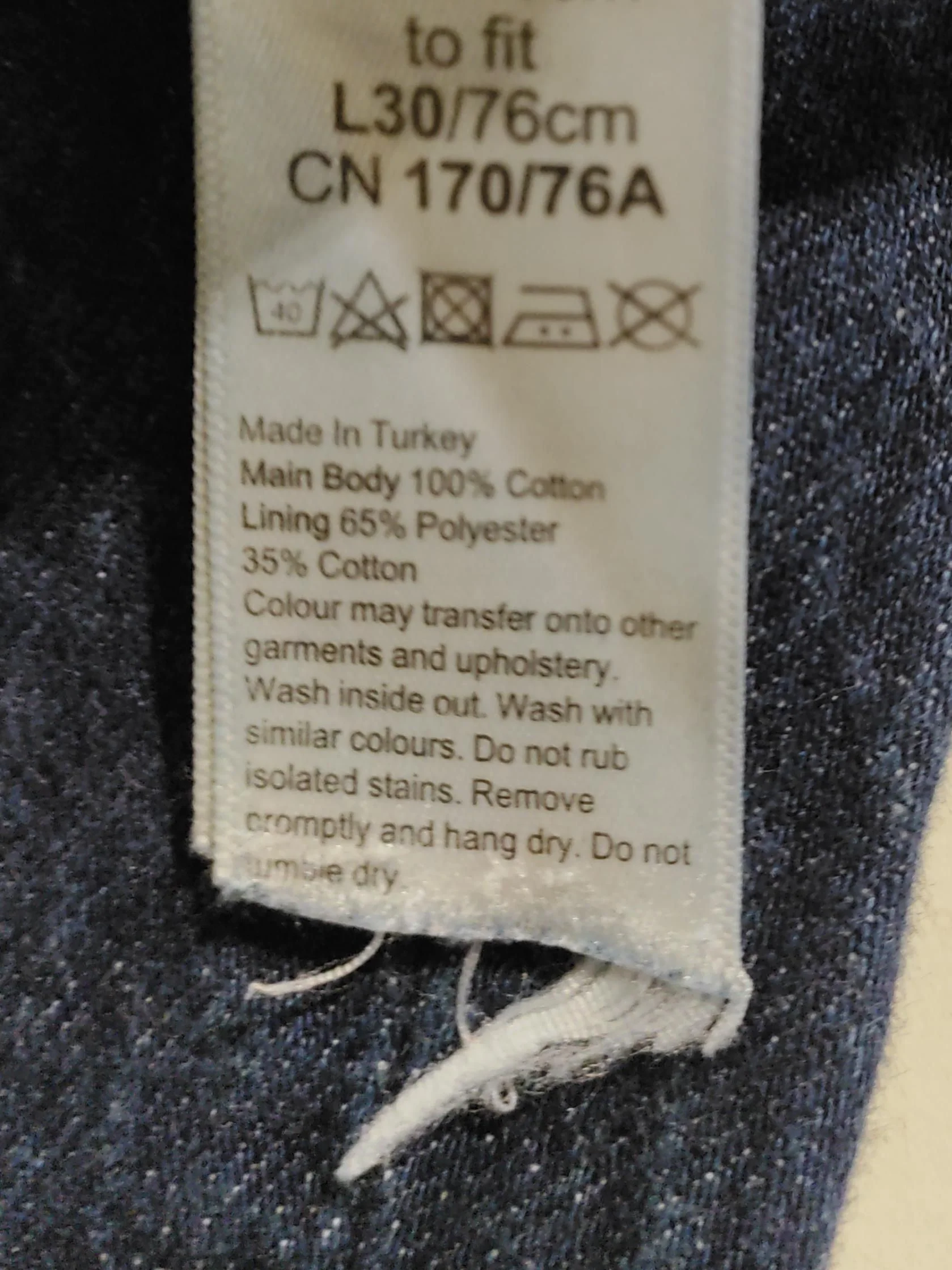 Topshop Men's Jeans M Blue 100% Cotton Straight - Image 6