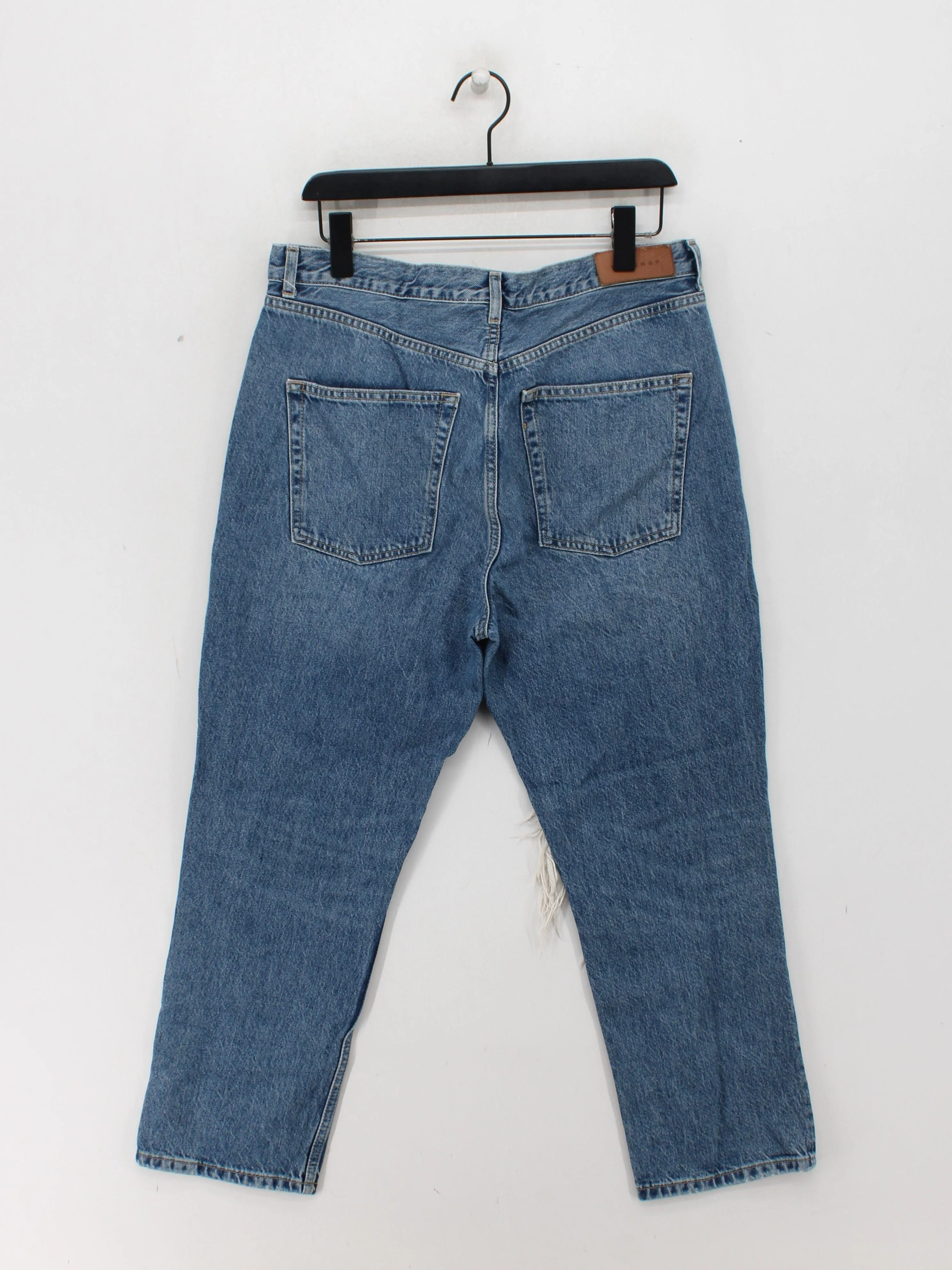 Topshop Men's Jeans M Blue 100% Cotton Straight - Image 2
