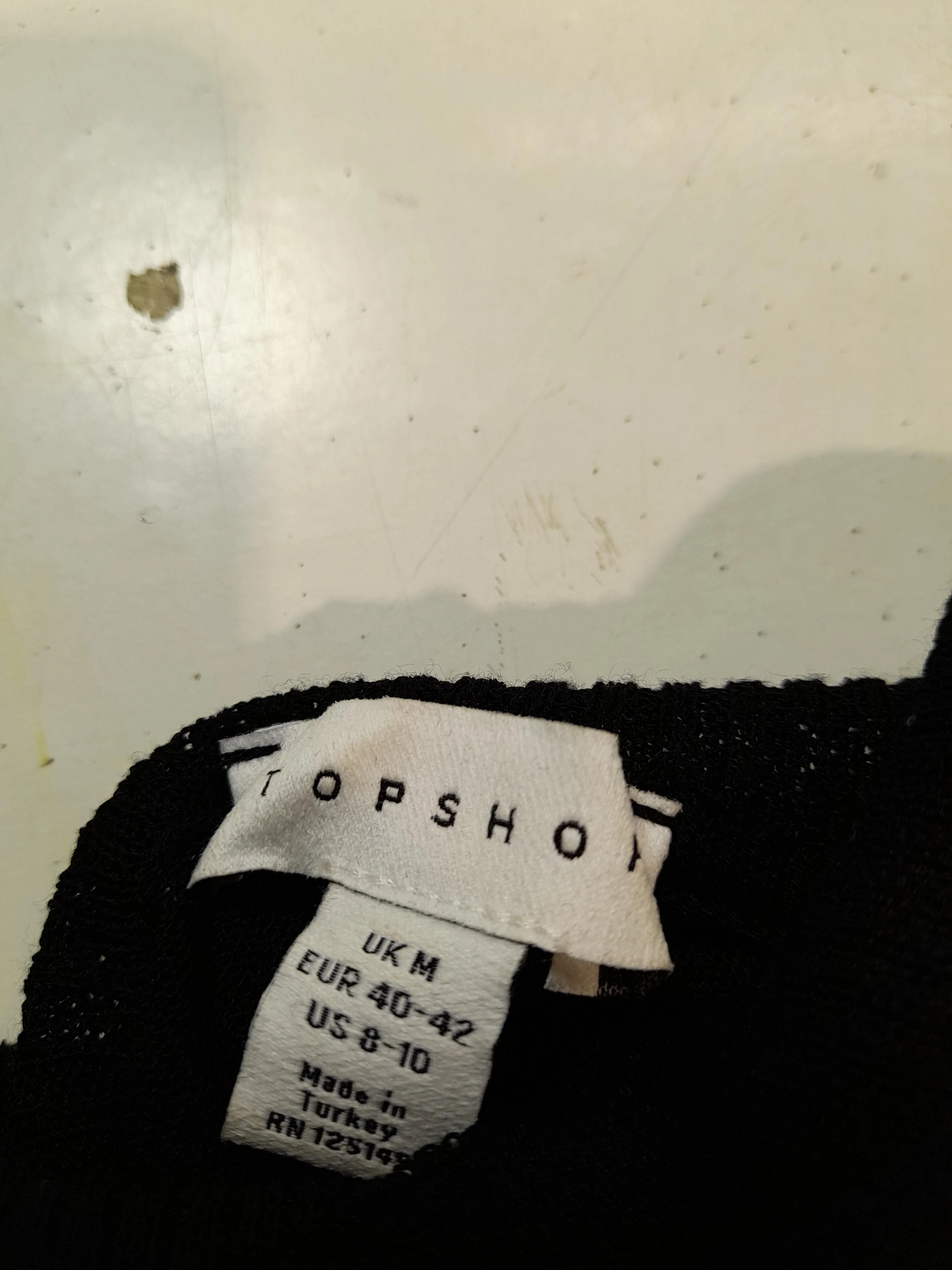 Topshop Men's Jumper M Black Viscose with Polyester Roll Neck Pullover - Image 5