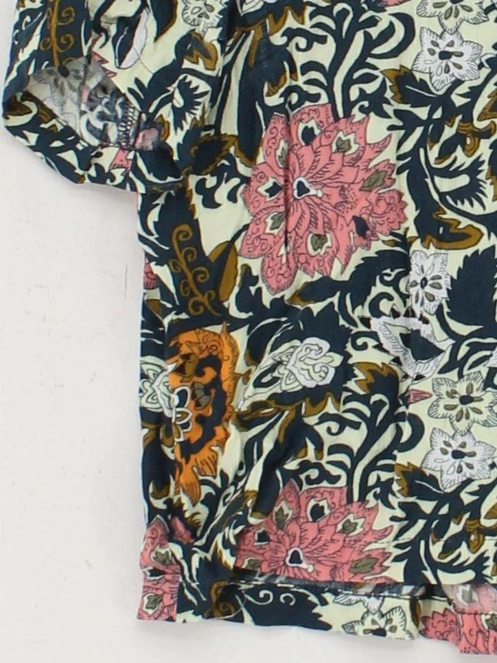 Topshop Men's Shirt S Multi Floral 100% Rayon Basic - Image 4