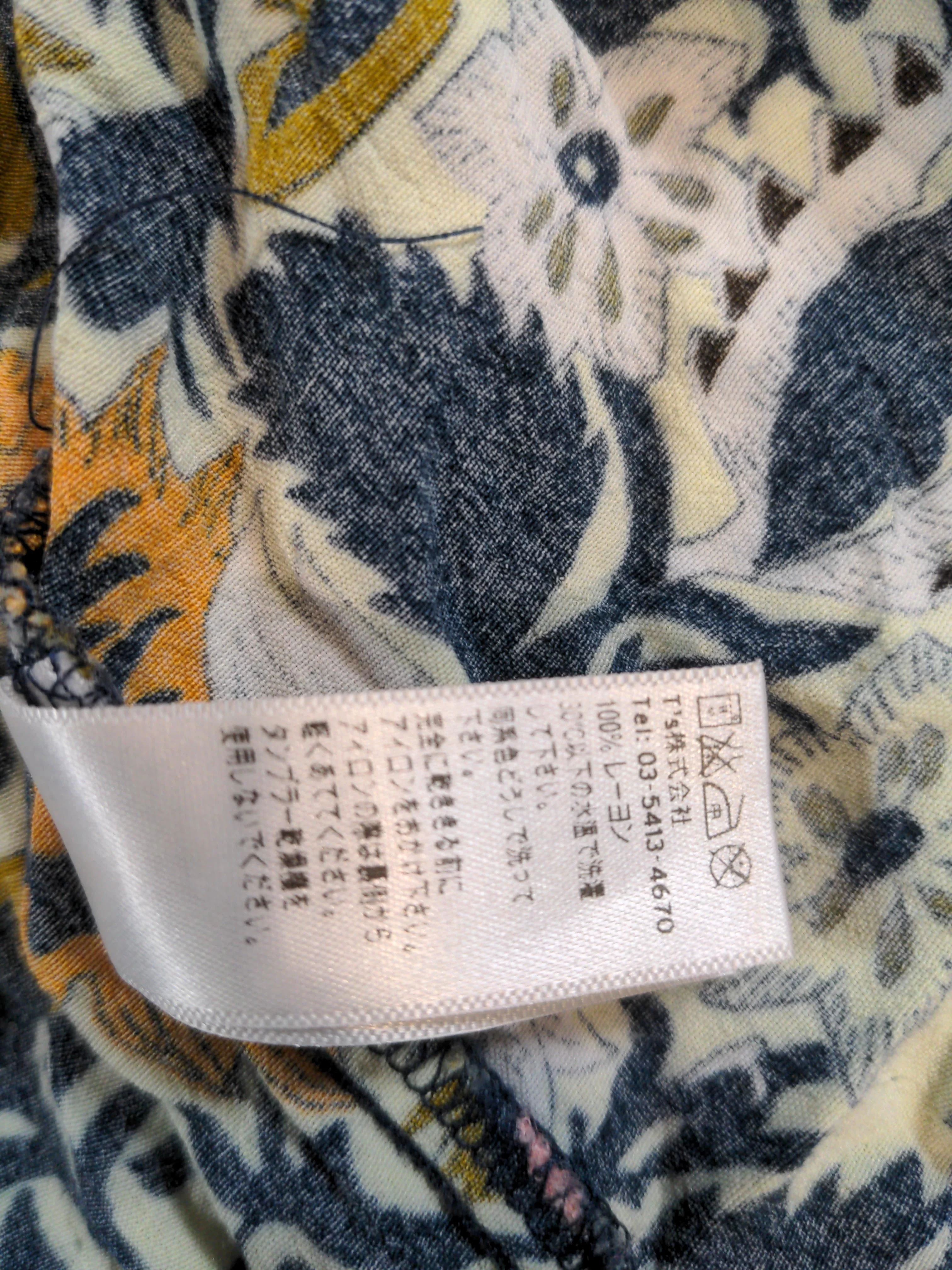Topshop Men's Shirt S Multi Floral 100% Rayon Basic - Image 6