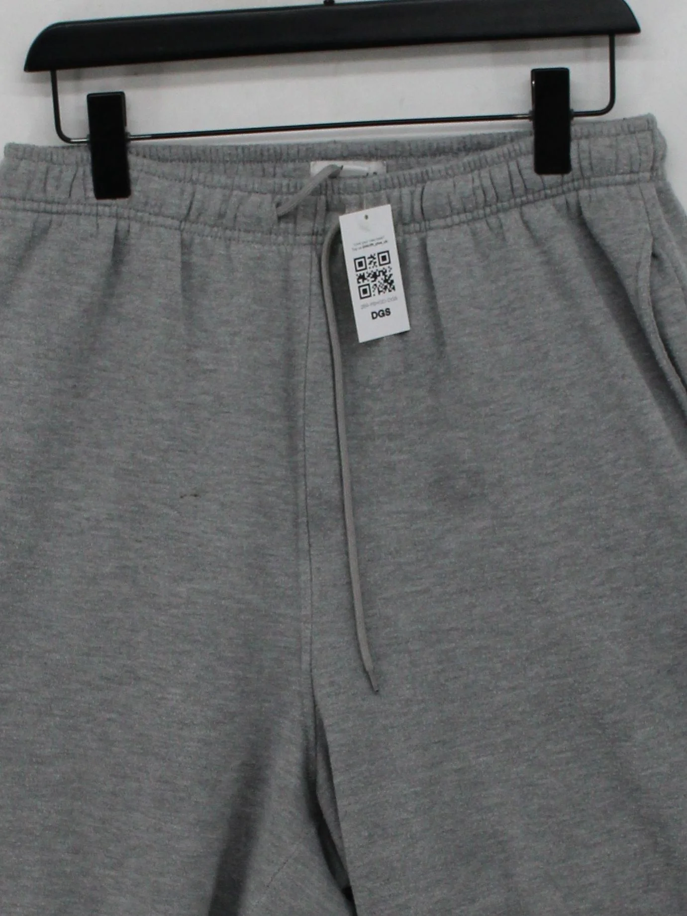 Topshop Men's Sports Bottoms L Grey Polyester with Viscose, Cotton Sweatpants - Image 3