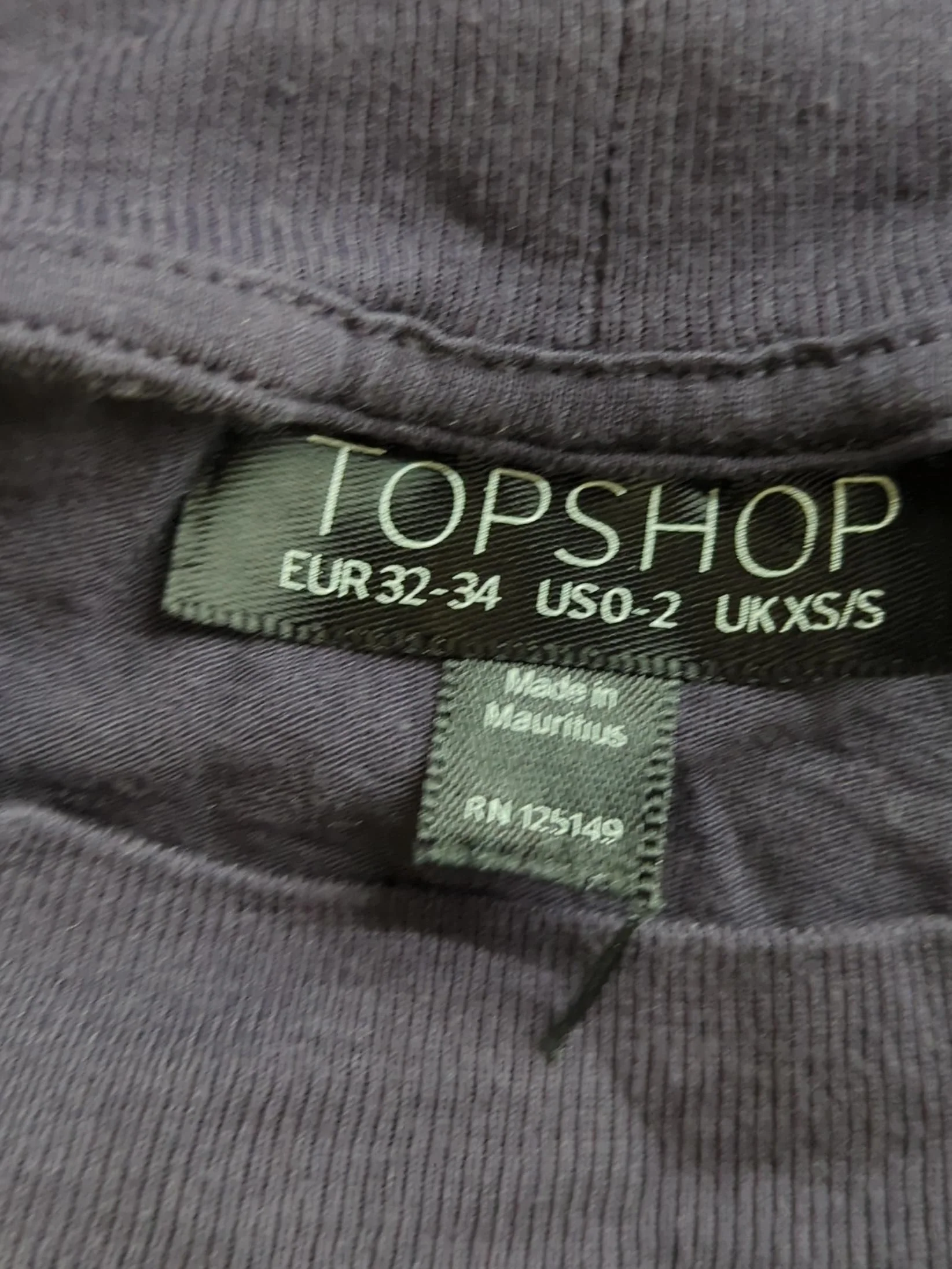 Topshop Men's T-Shirt XS Blue 100% Cotton Basic - Image 5