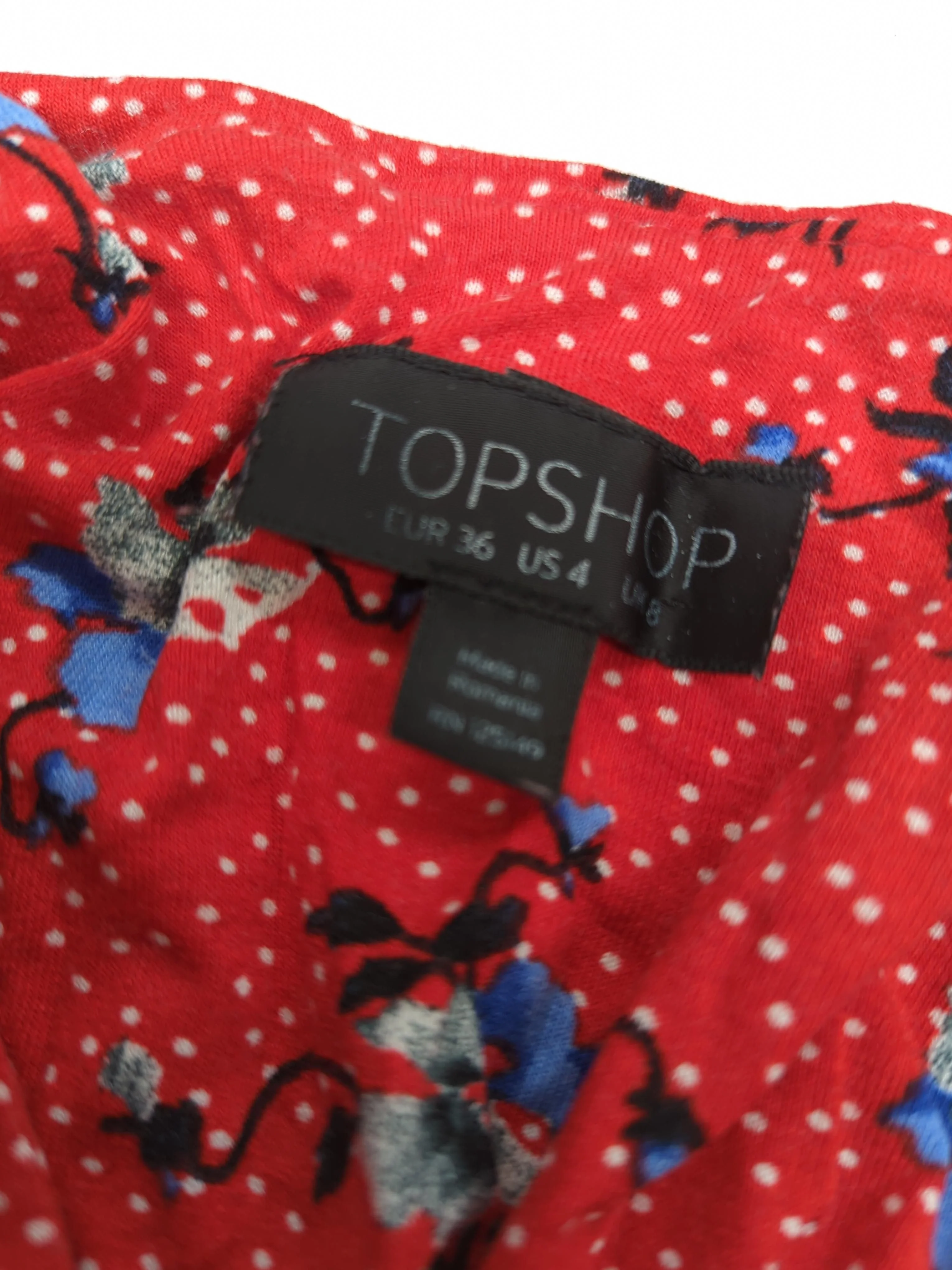 Topshop Mini Dress in Red - Image 5