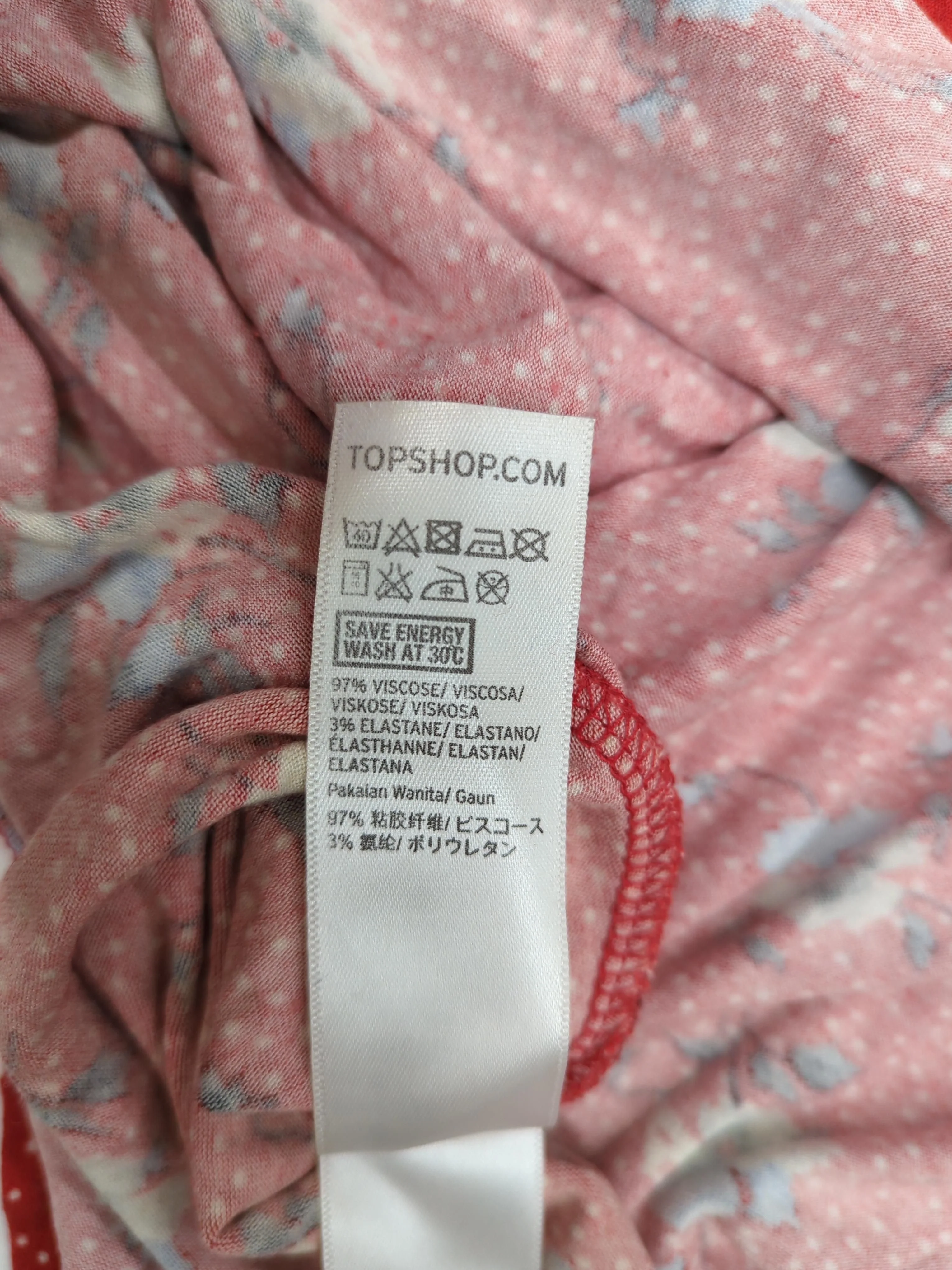 Topshop Mini Dress in Red - Image 6