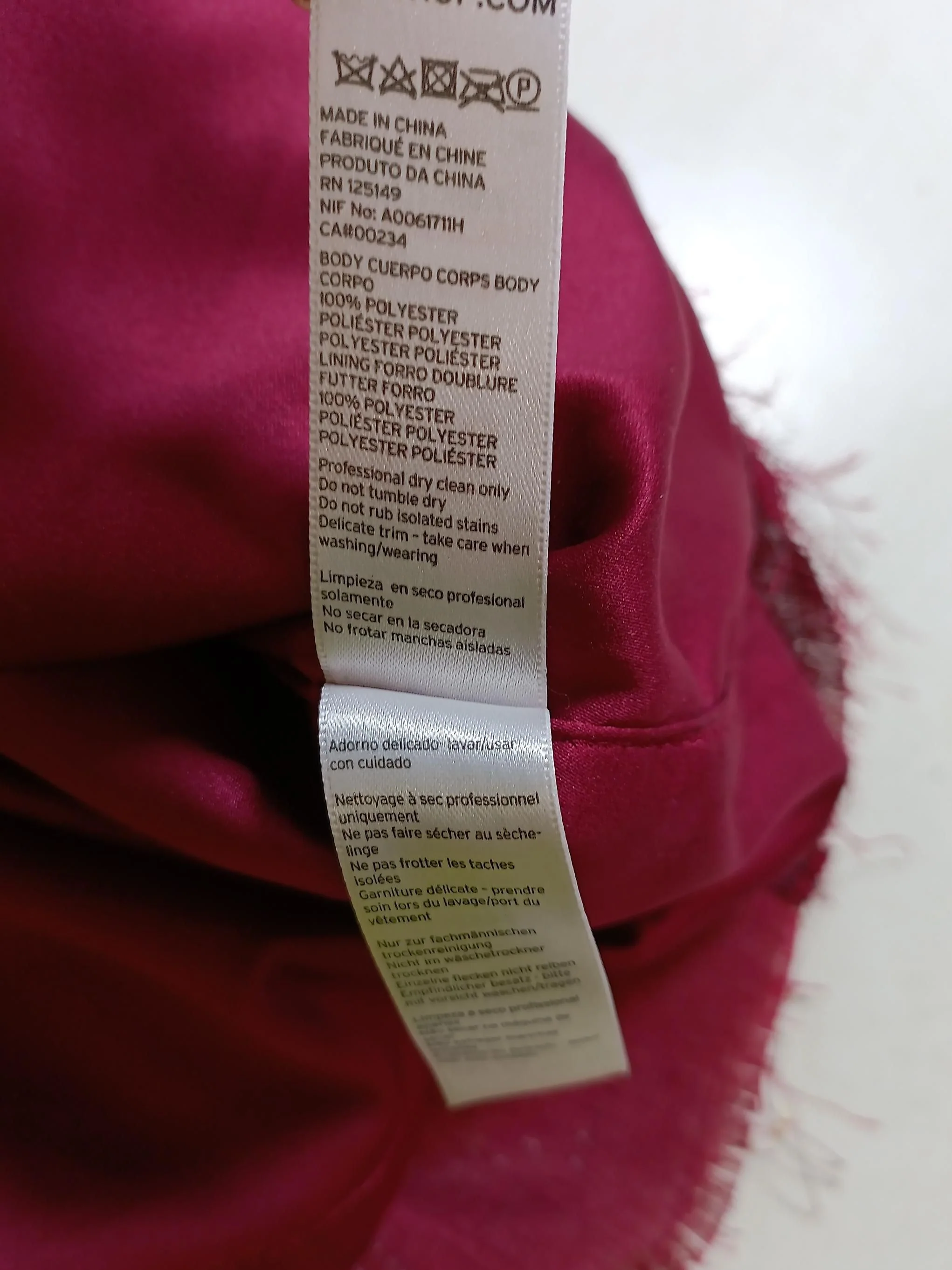 Topshop Mini Dress UK10 in Red - Image 6