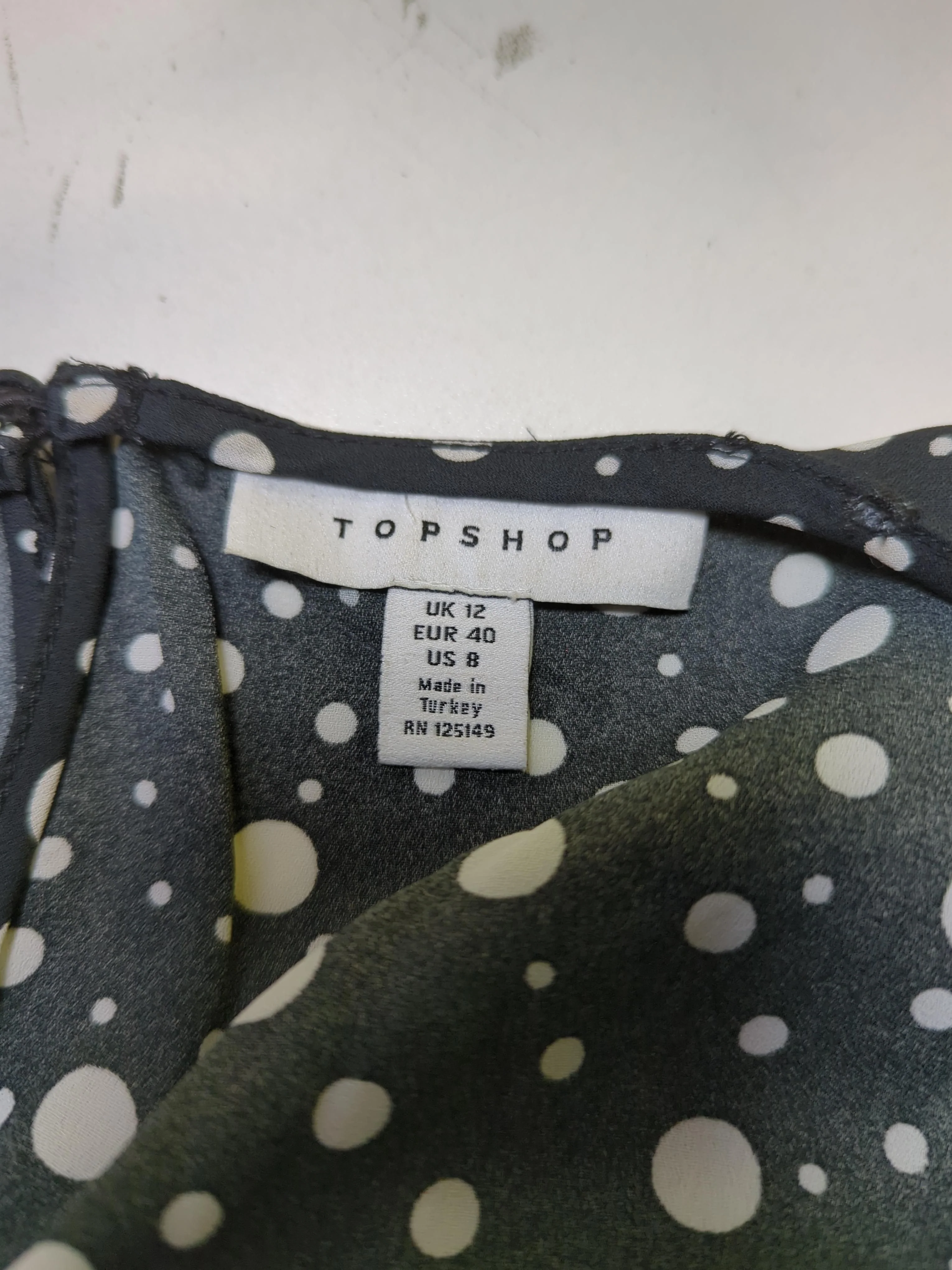 Topshop Mini Dress UK12 in Black - Image 5