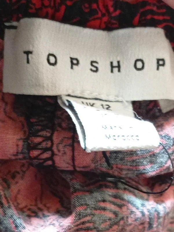 Topshop Mini Dress UK12 in Red - Image 5