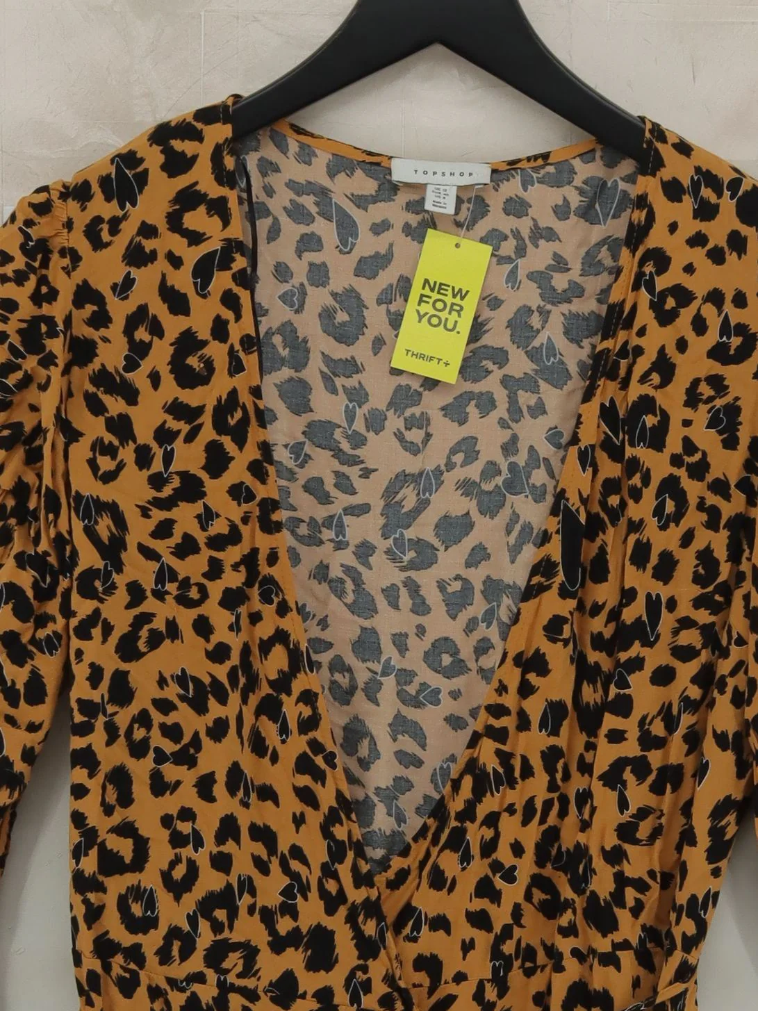 Topshop Mini Dress UK12 in Yellow - Image 3